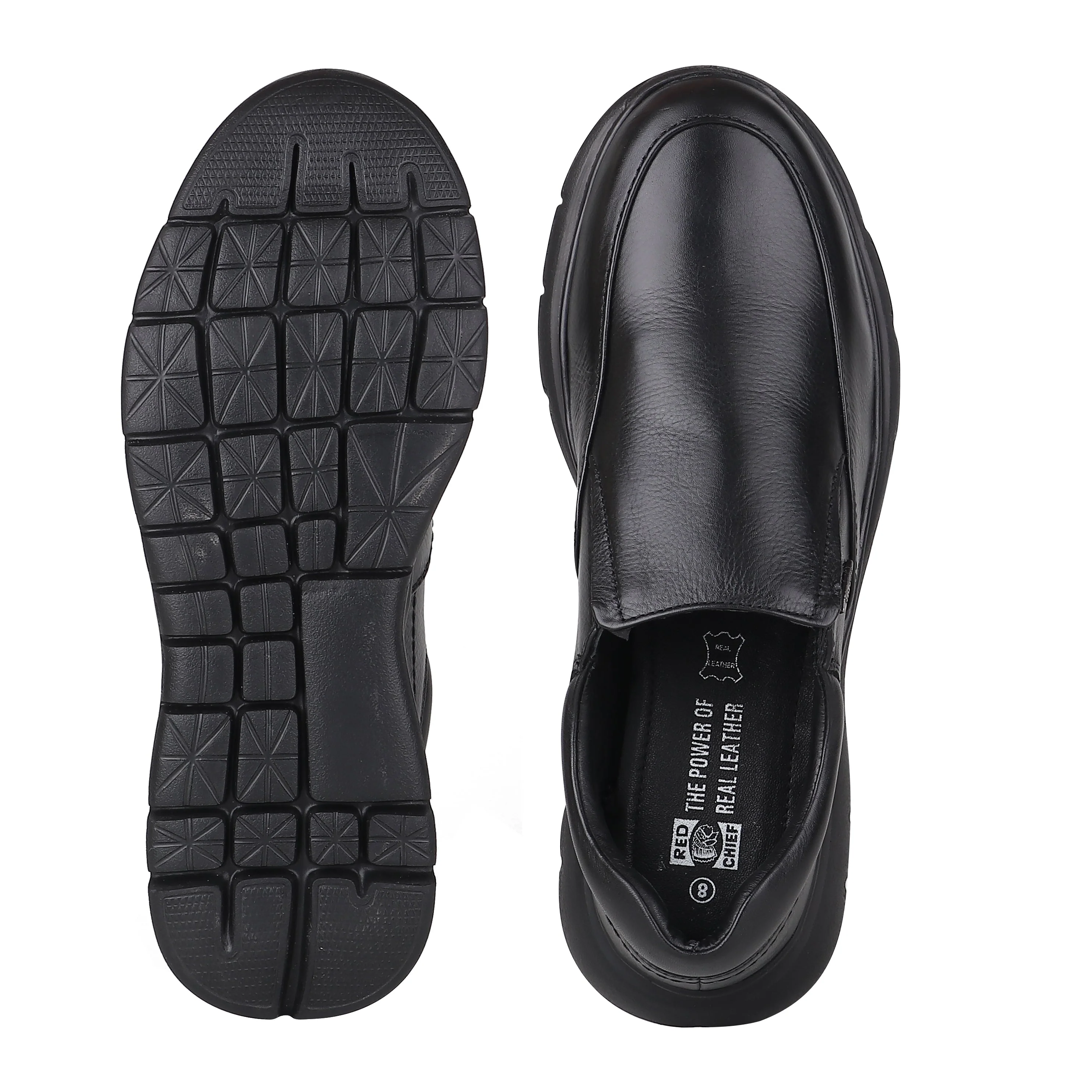Red Chief Black Formal Shoes for Men RC3932 001 - Image 9