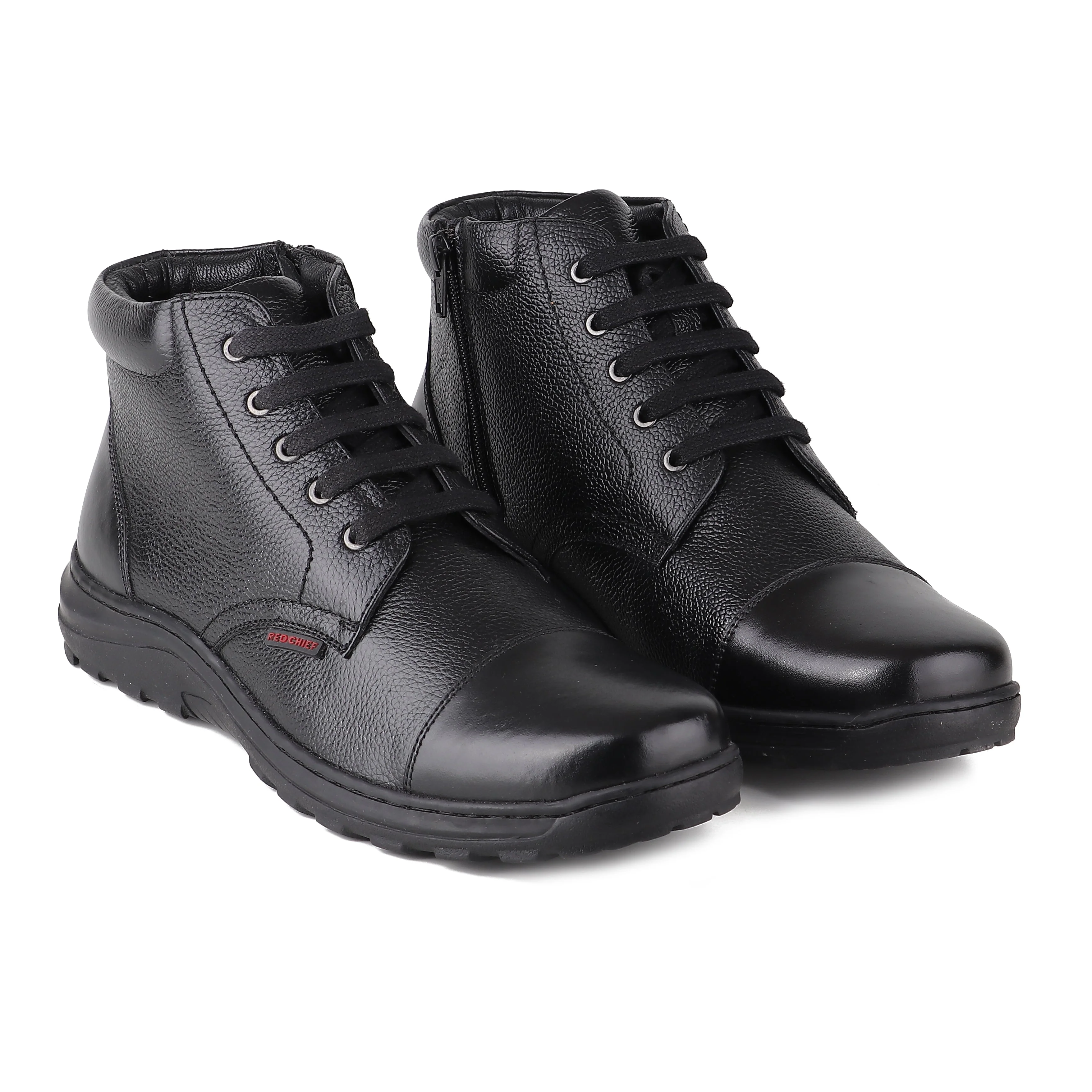 Red Chief Black Formal Boot Shoes for Men RC3933 001 - Image 3
