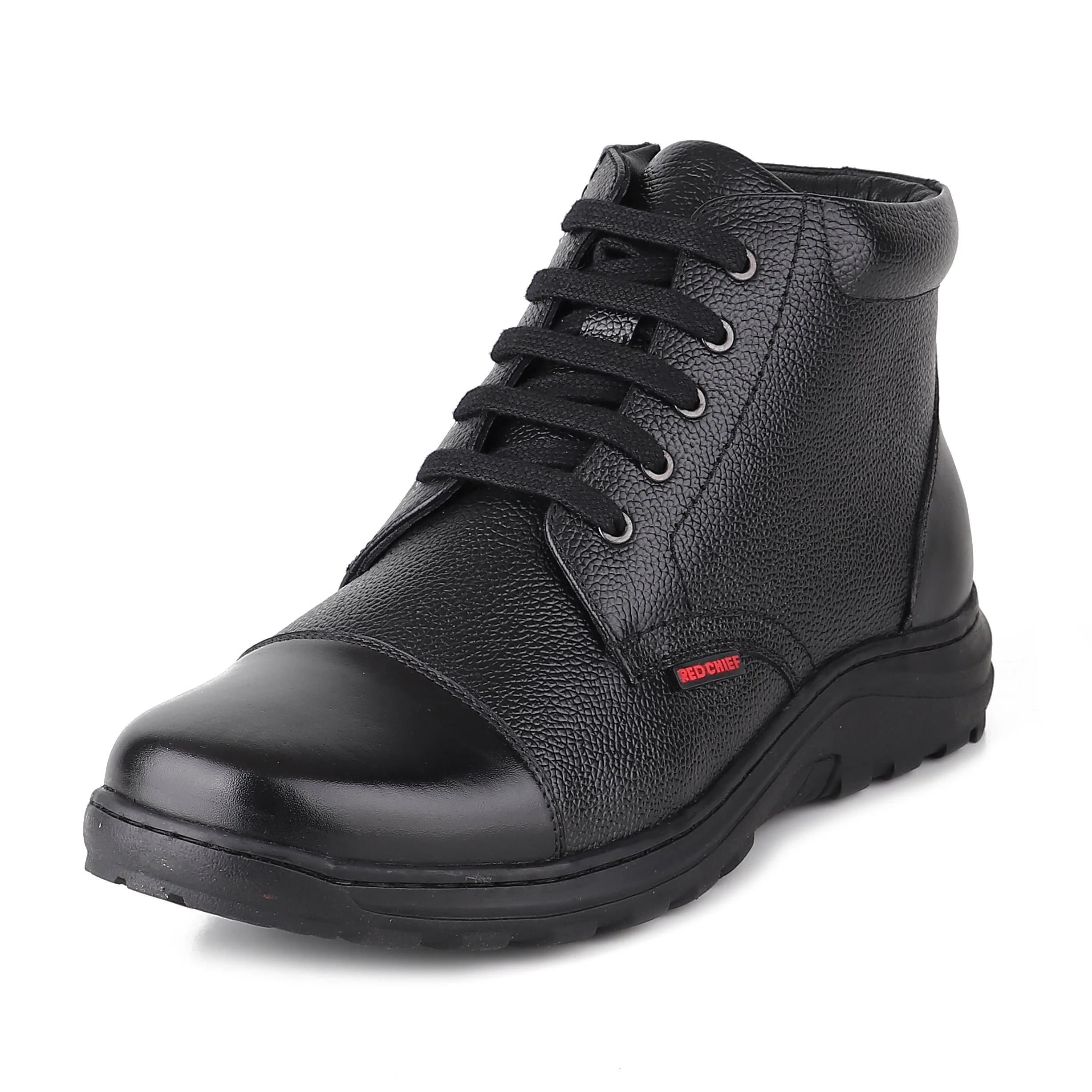 Red Chief Black Formal Boot Shoes for Men RC3933 001 - Image 4