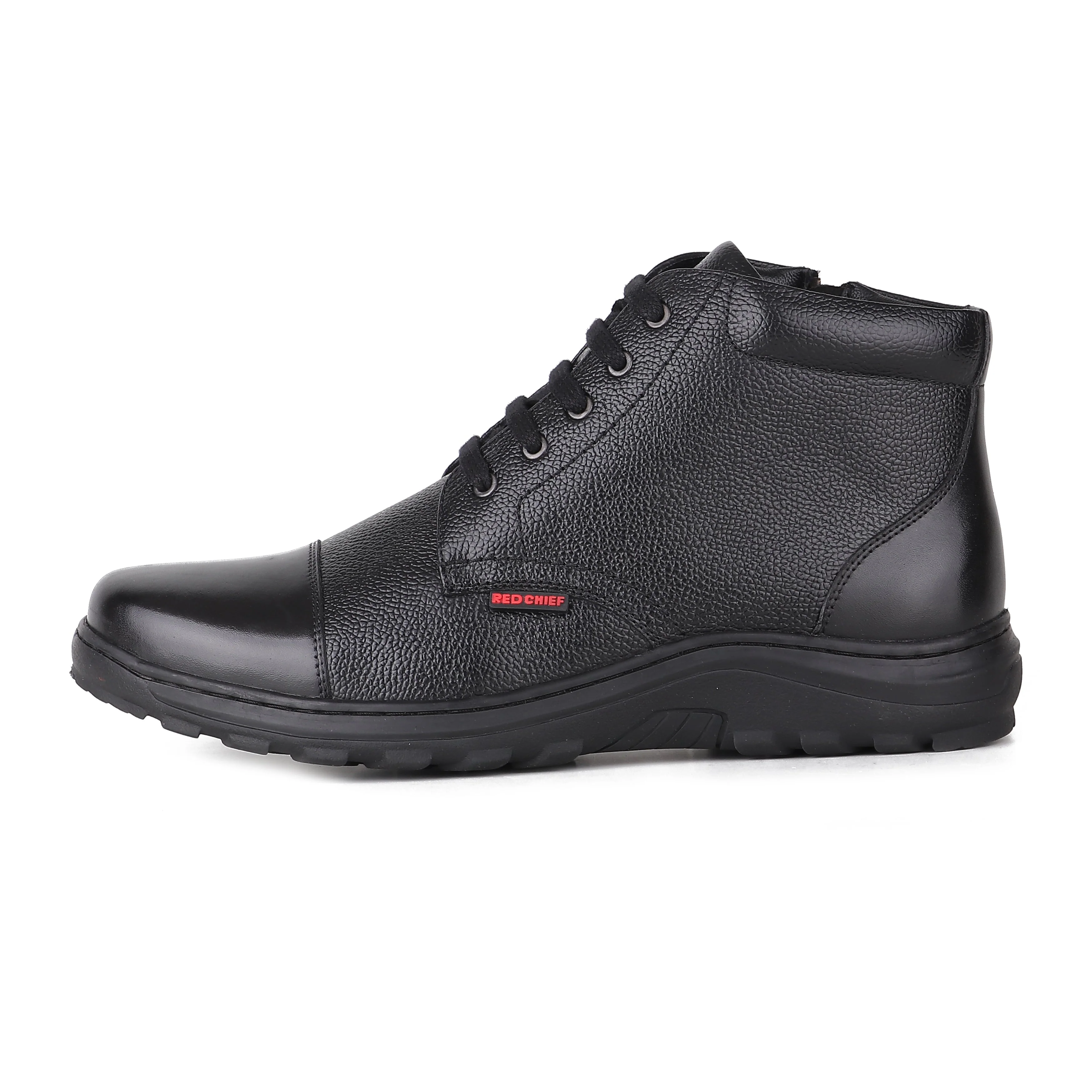 Red Chief Black Formal Boot Shoes for Men RC3933 001 - Image 6