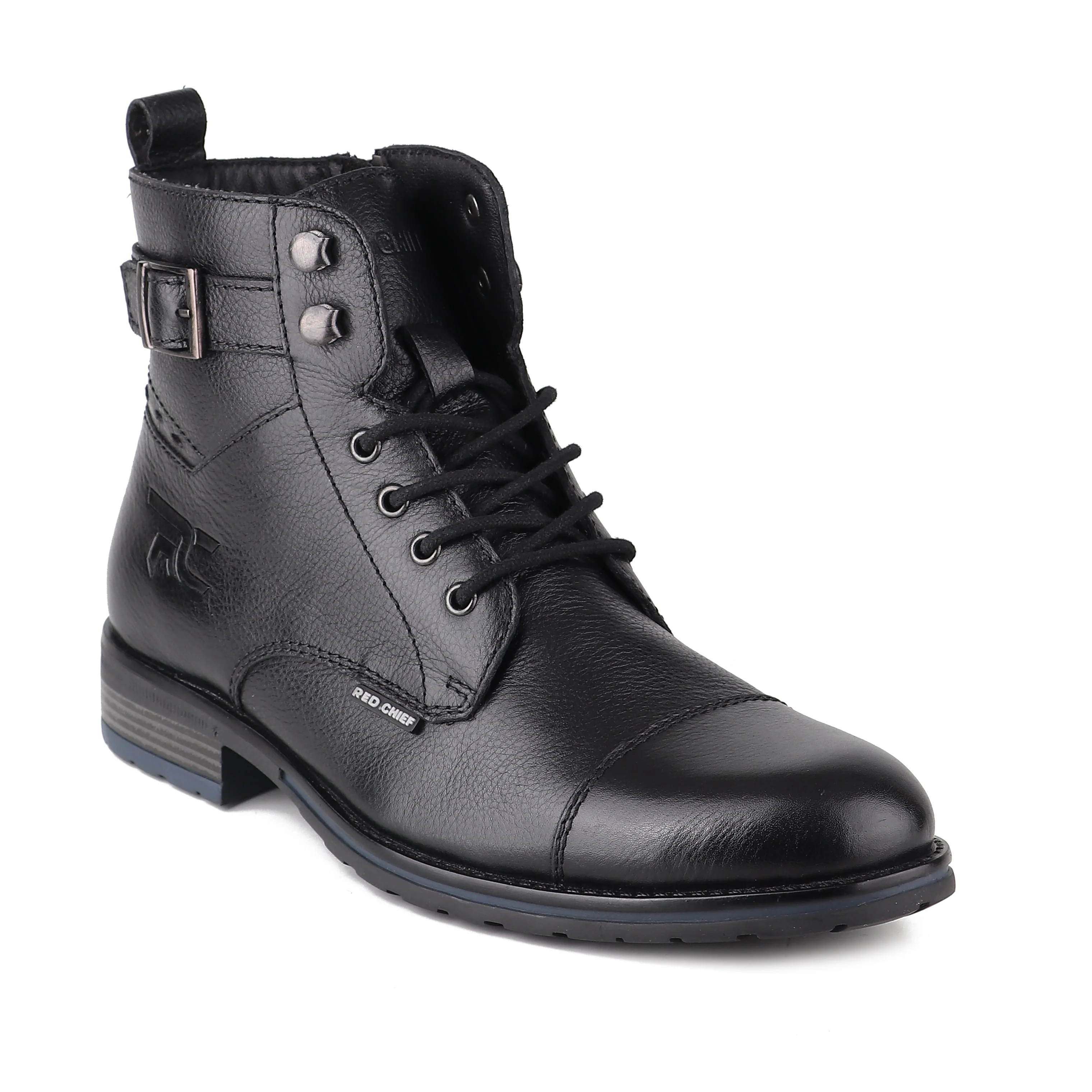 Red Chief Black Formal Boot Shoes for Men RC3943 001 - Image 2