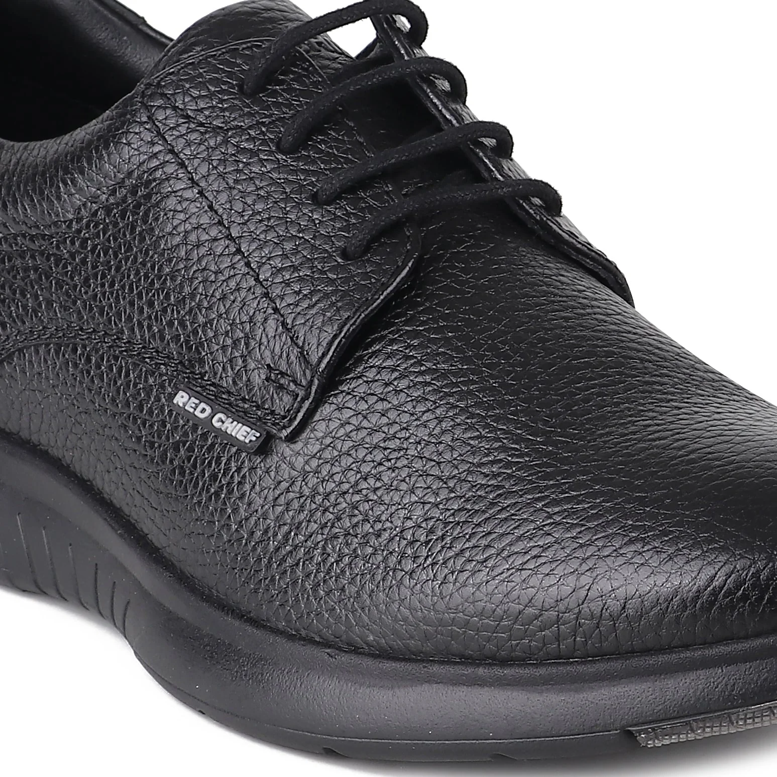 Red Chief Black Formal Shoes for Men RC3946 001 - Image 8