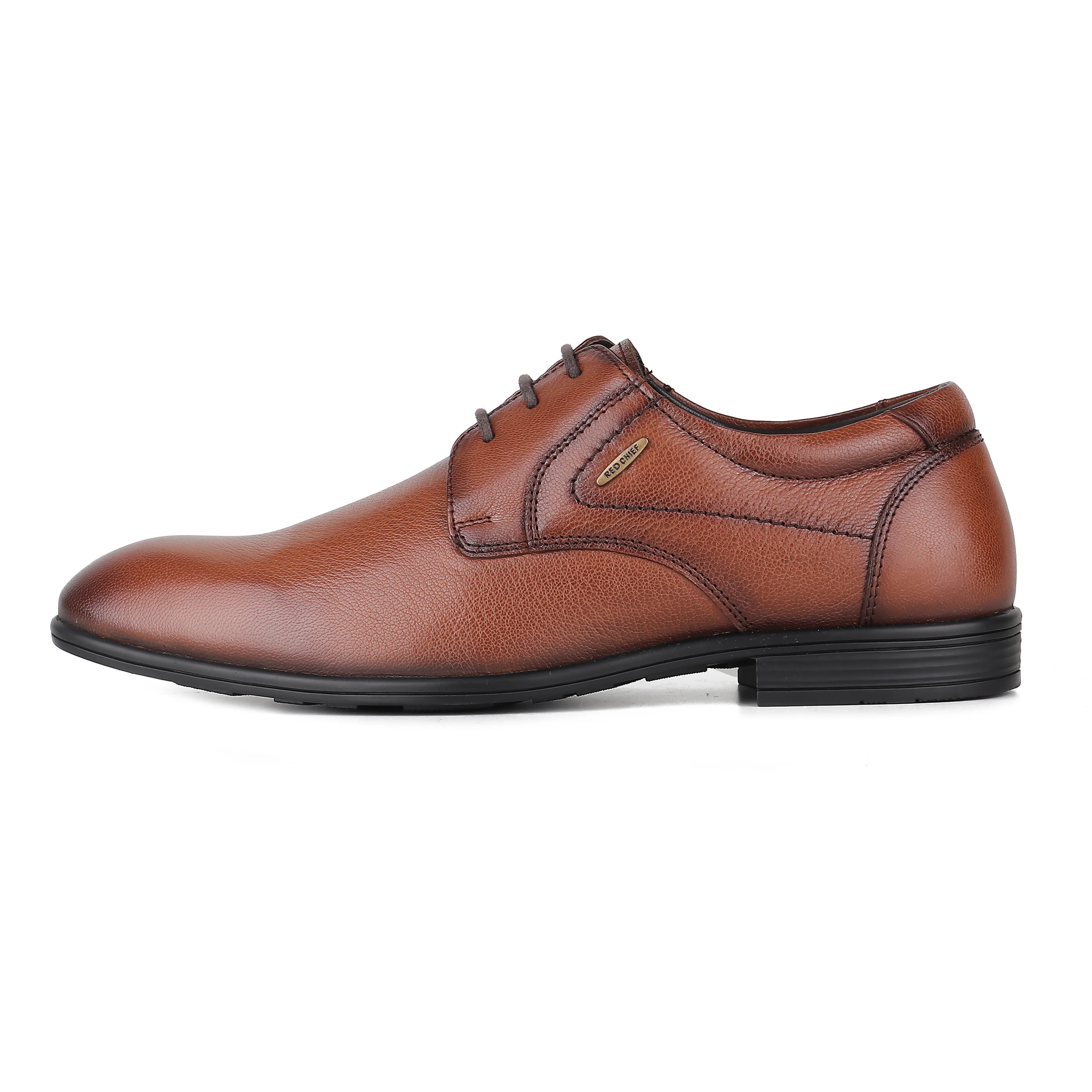Red Chief Tan Formal Shoes for Men RC3976LR 006 - Image 3