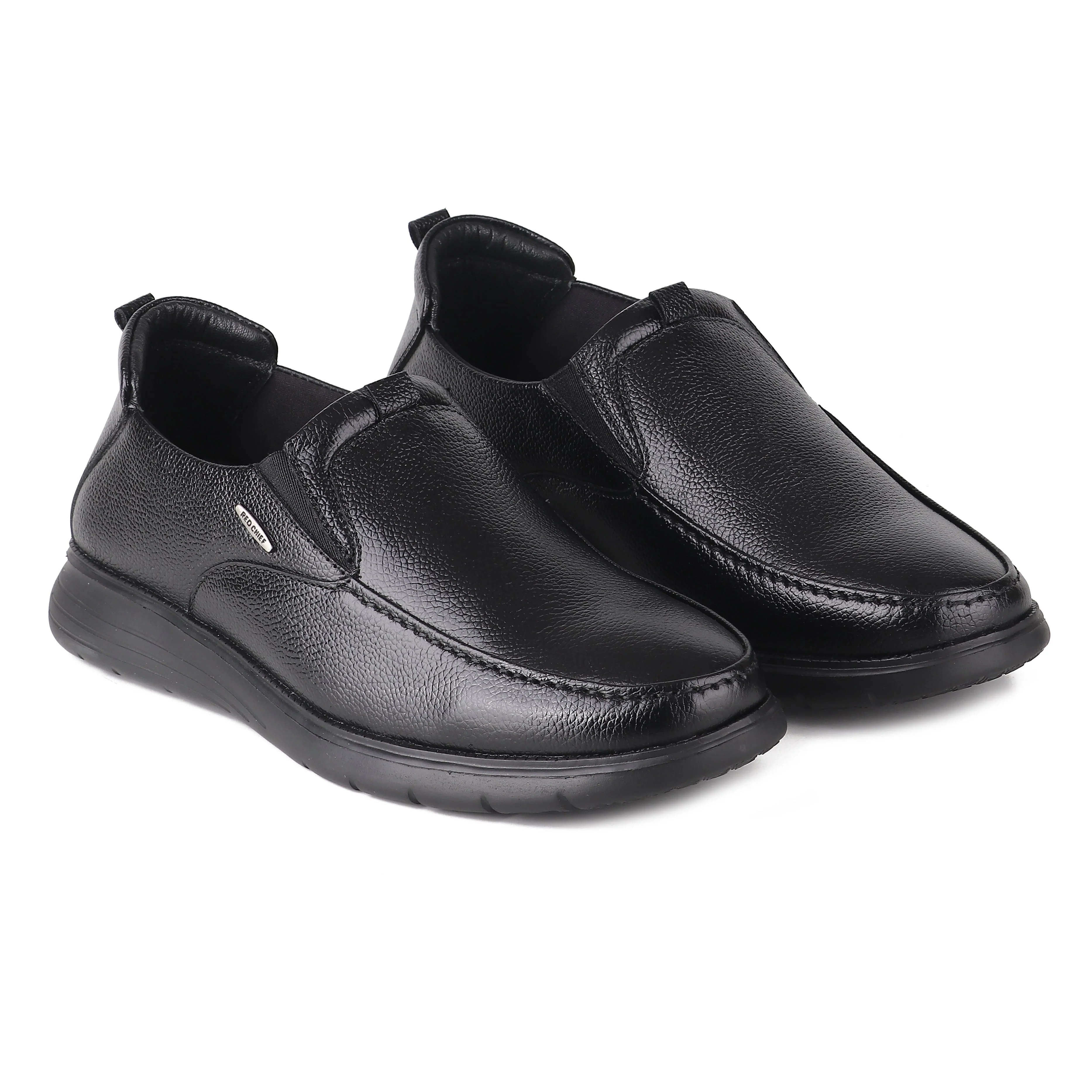 Red Chief Black Formal Shoes for Men RC3977LR 001 - Image 5