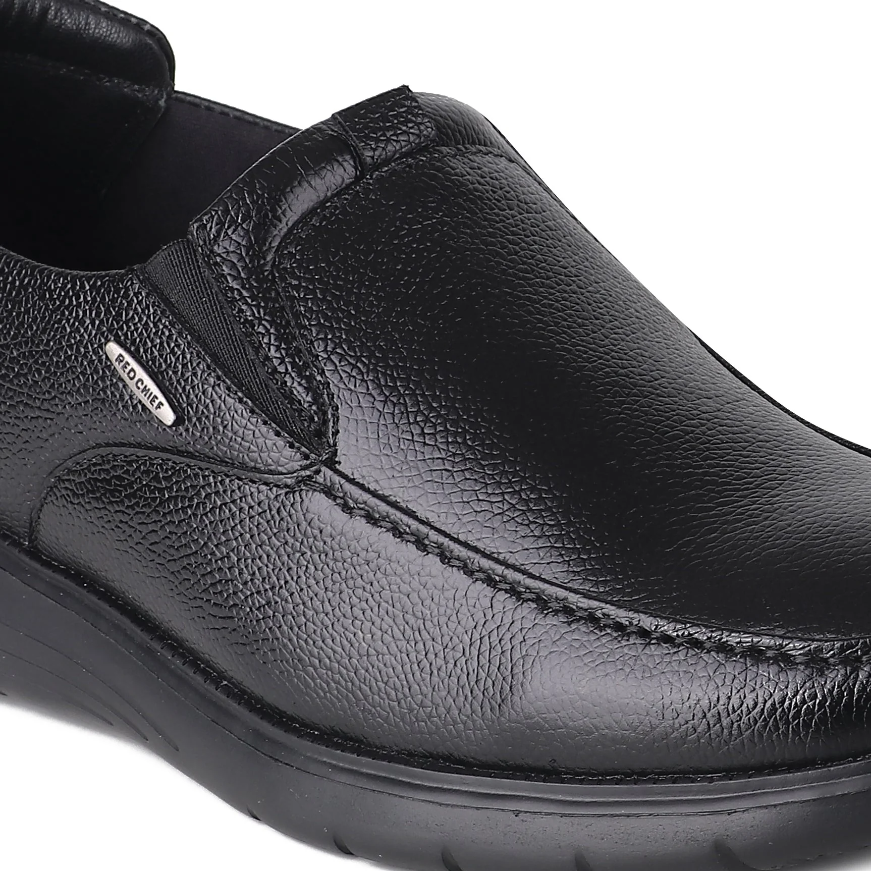 Red Chief Black Formal Shoes for Men RC3977LR 001 - Image 8