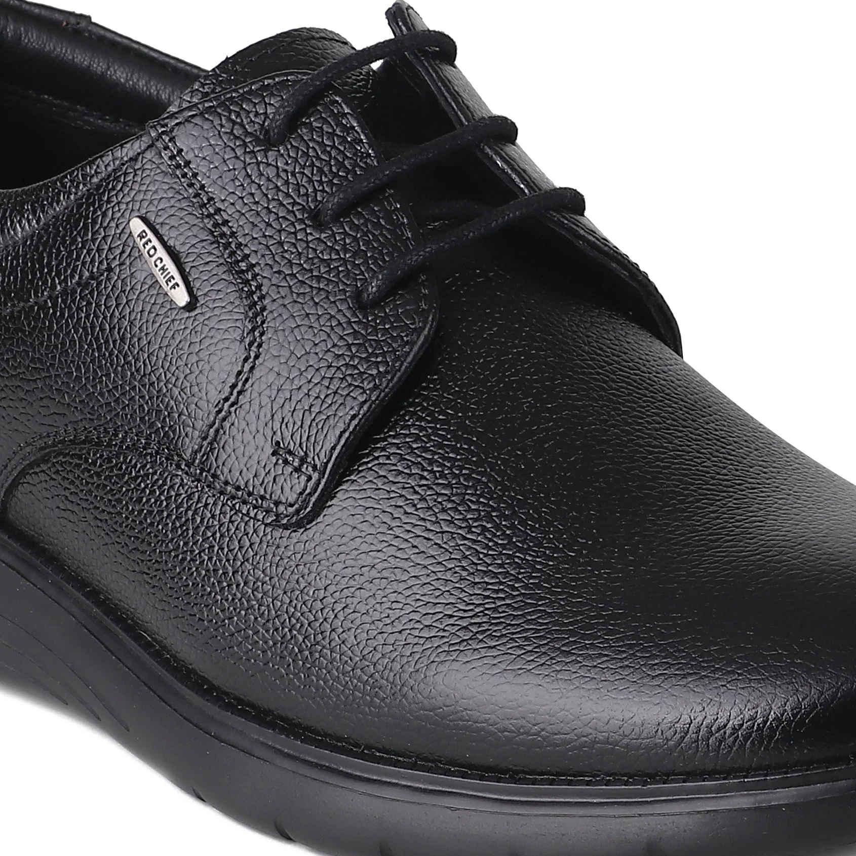 Red Chief Black Formal Shoes for Men RC3978LR 001 - Image 8