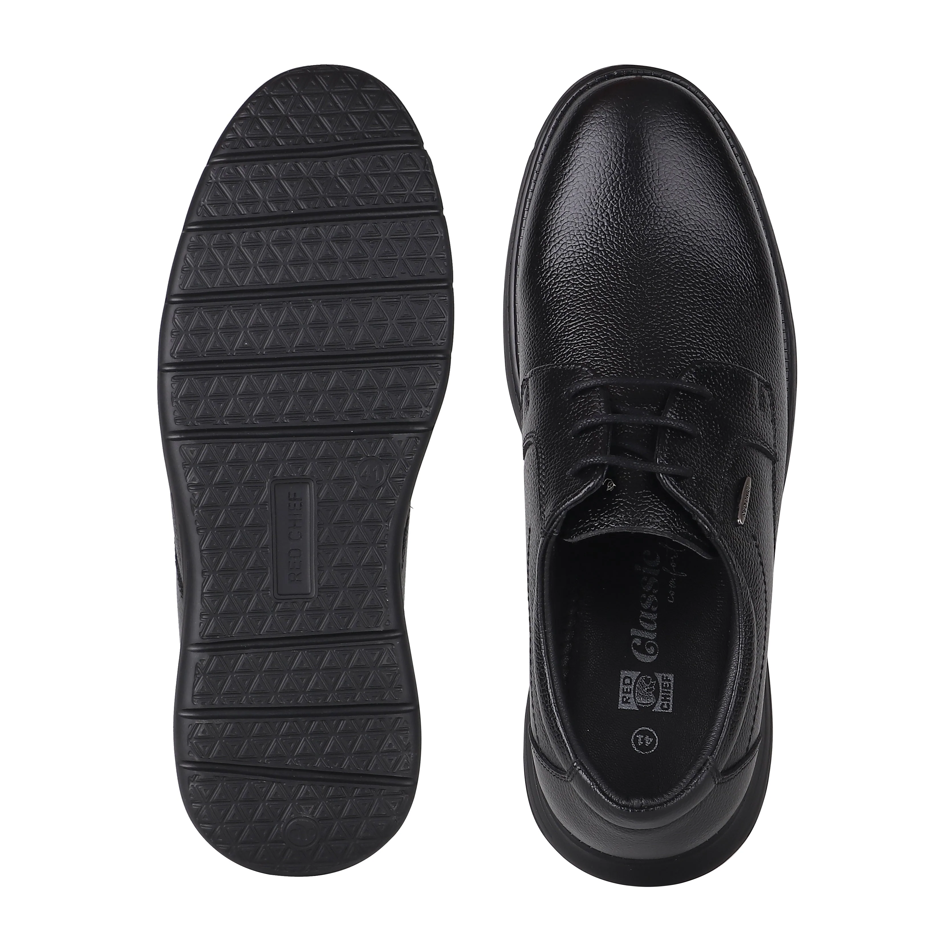Red Chief Black Formal Shoes for Men RC3978LR 001 - Image 9