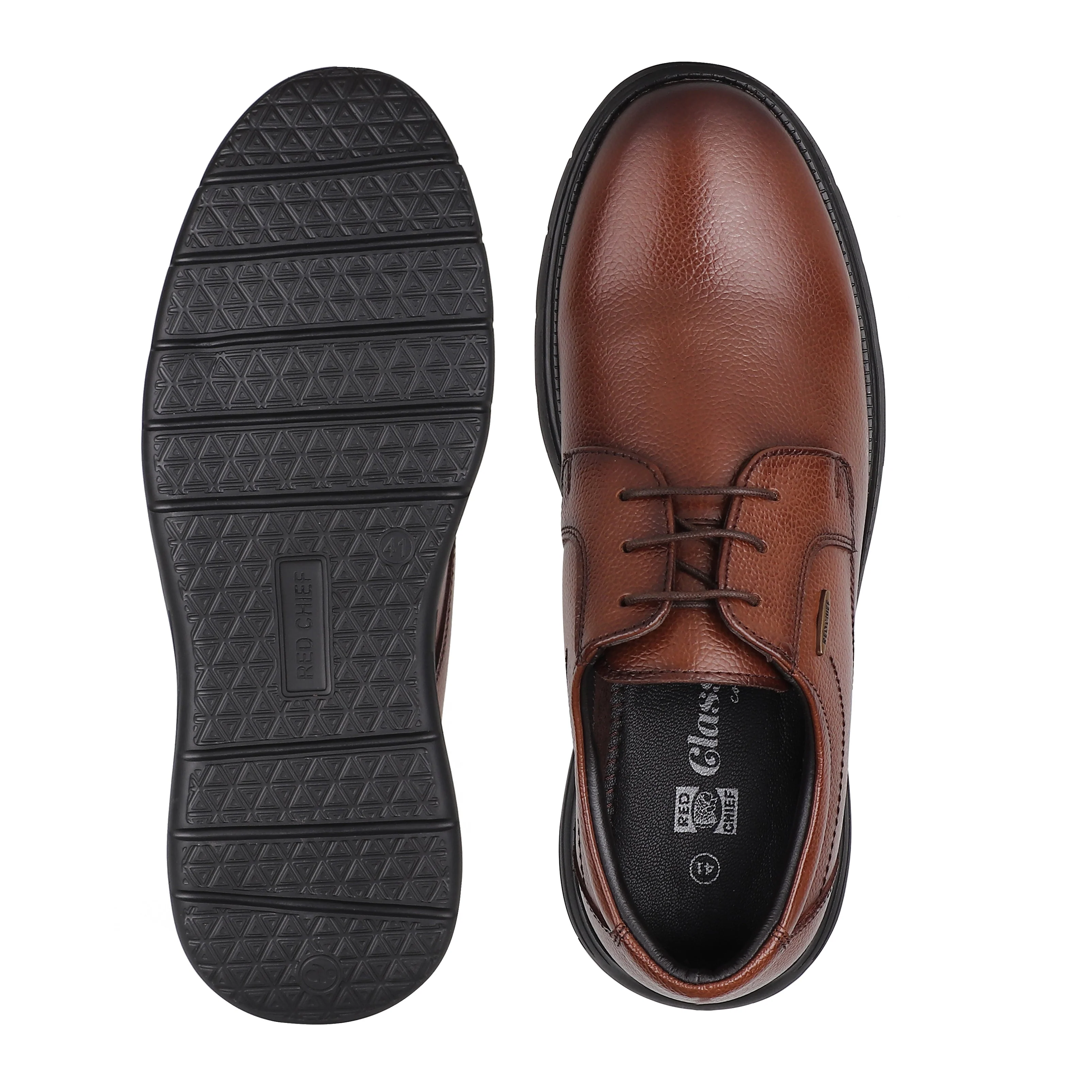 Red Chief Tan Formal Shoes for Men RC3978LR 006 - Image 9