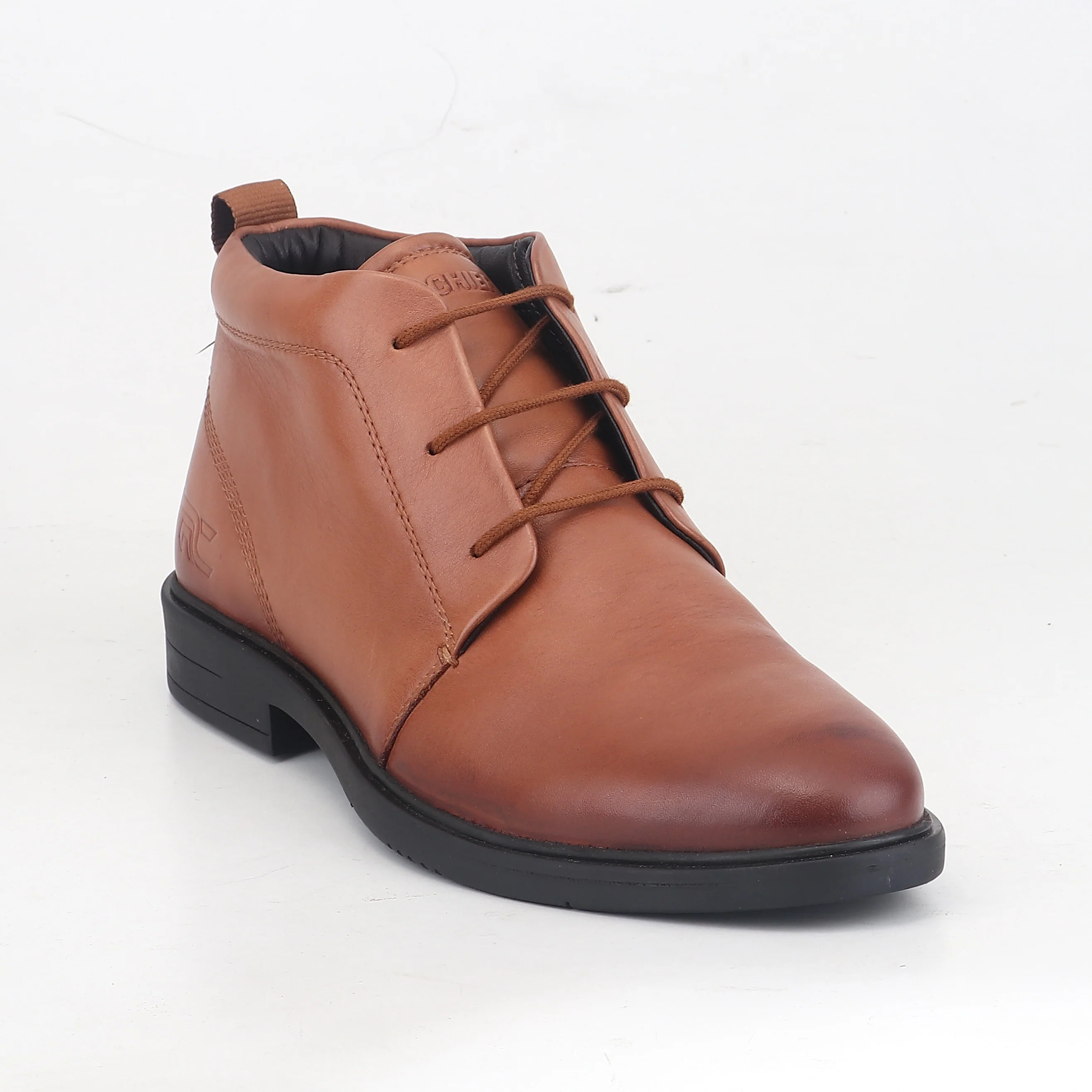 Red Chief Tan Formal Boot Shoes for Men RC4024 006 - Image 3