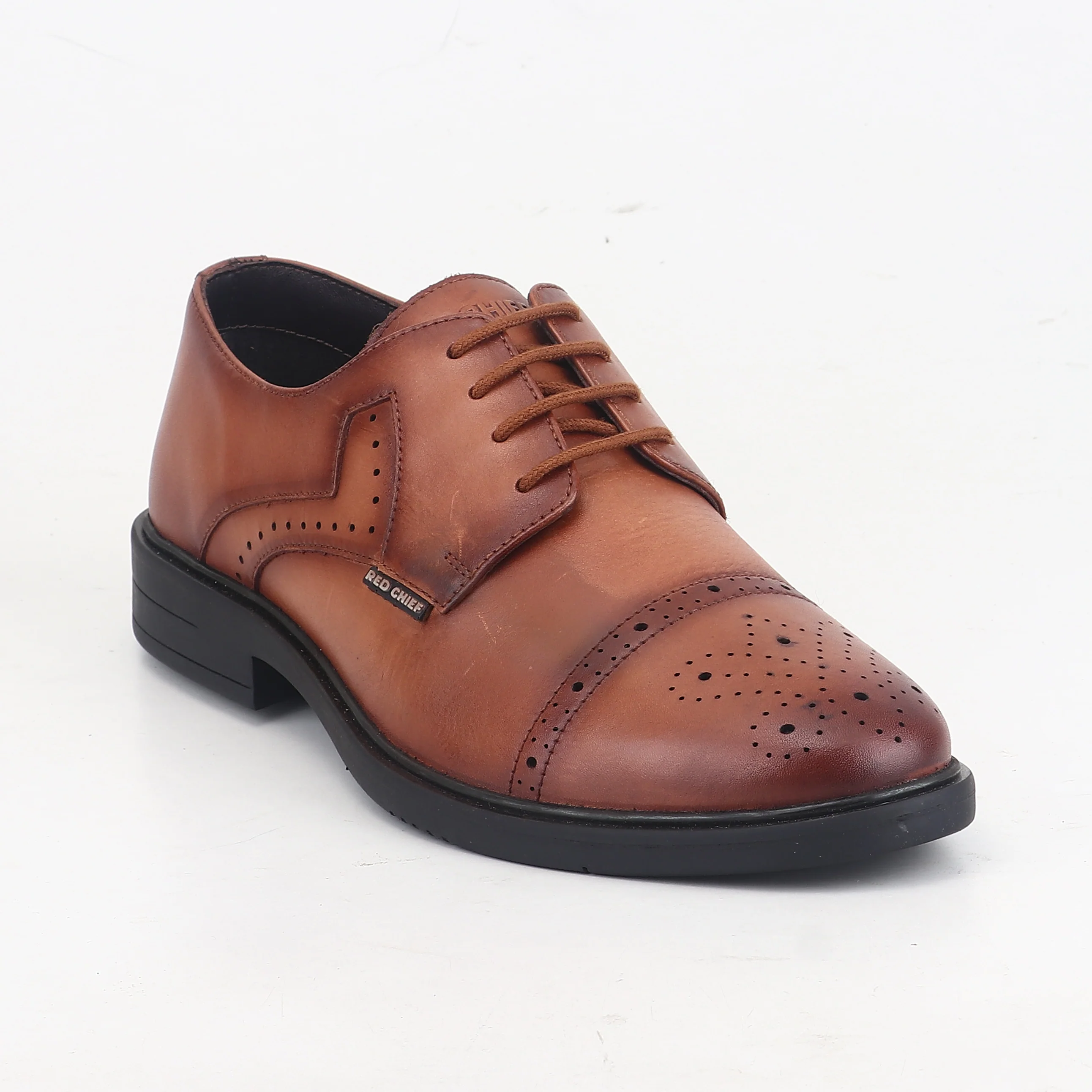 Red Chief D.Tan Formal Shoes for Men RC4025 399 - Image 3