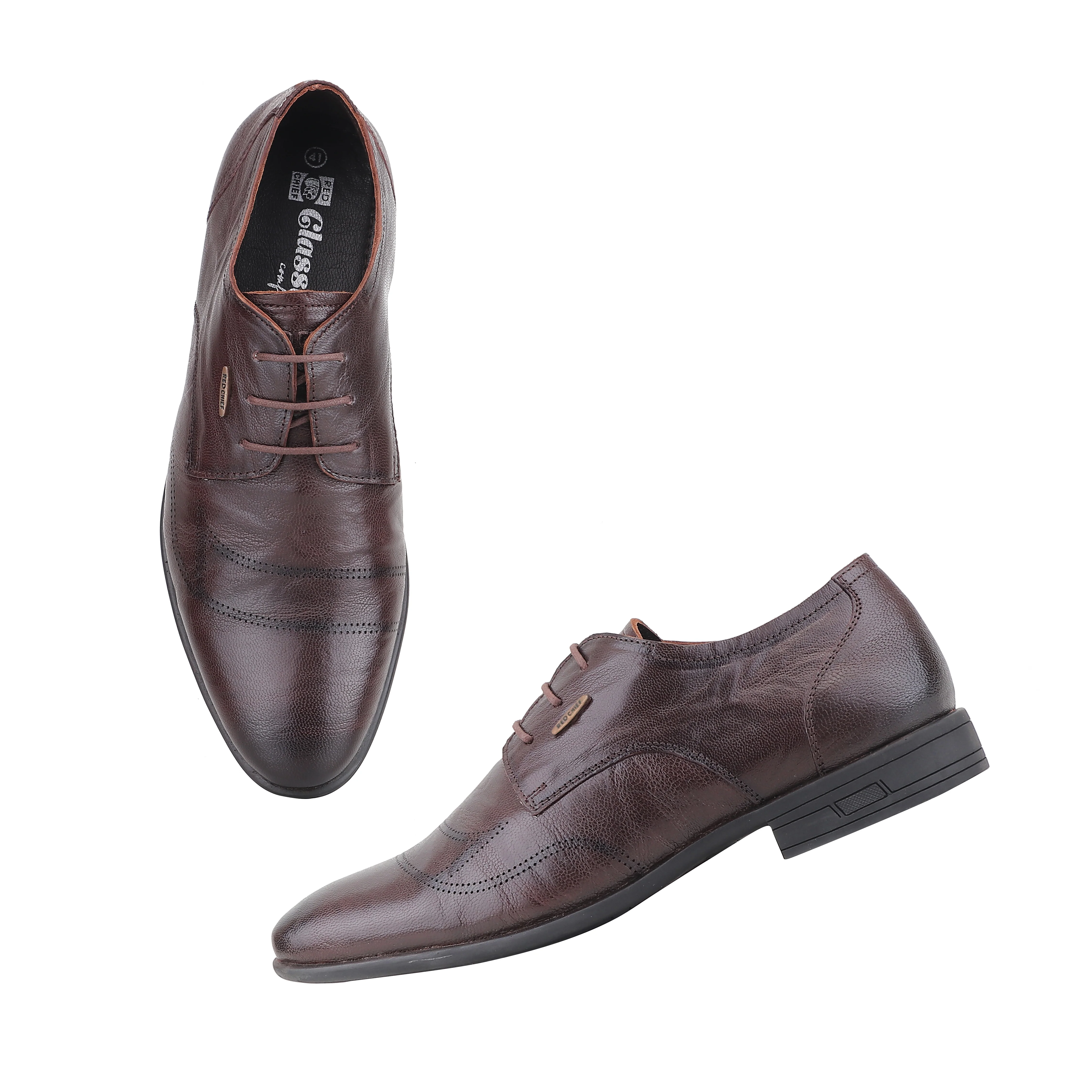 Red Chief Brown Formal Shoes for Men RC4029 003 - Image 2