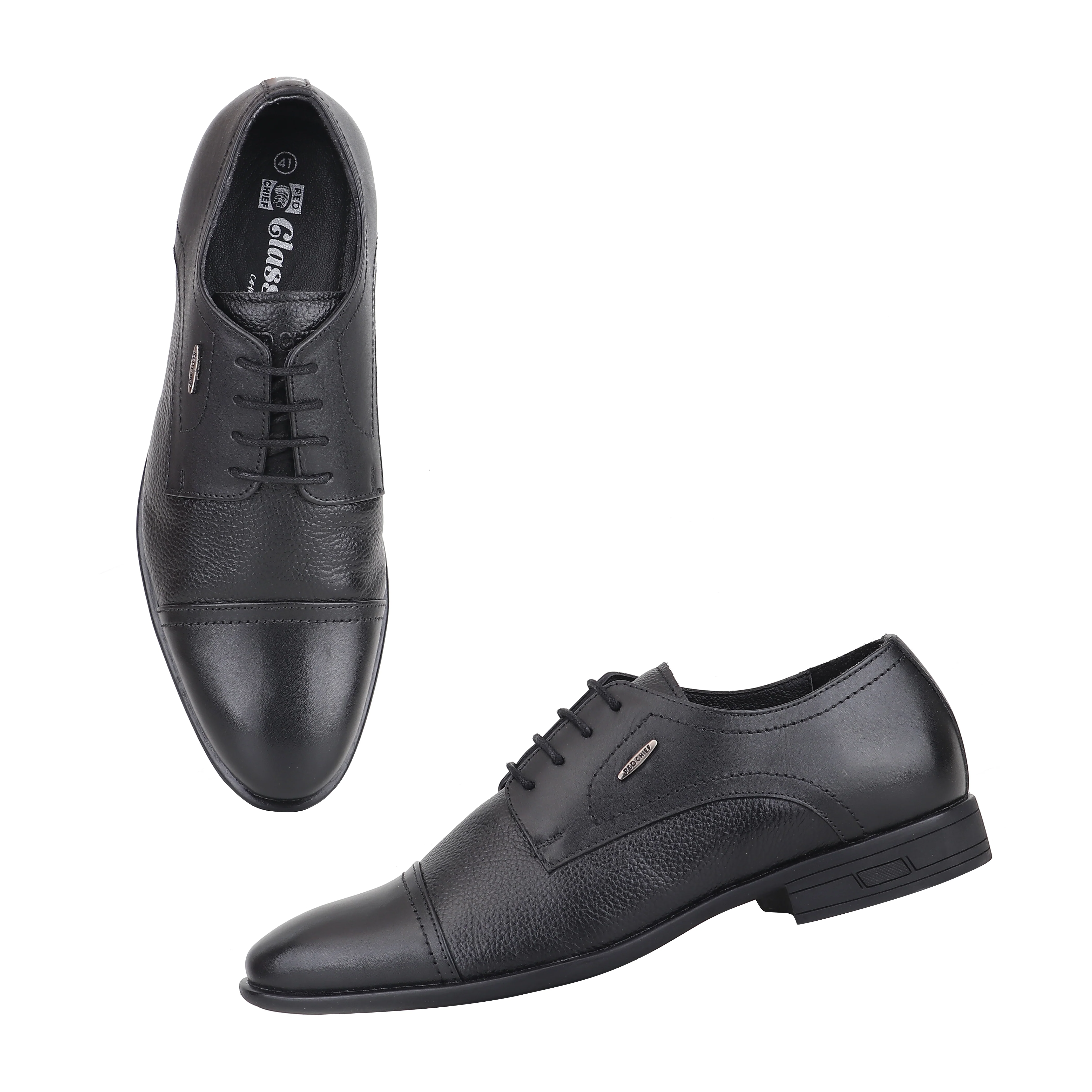 Red Chief Black Formal Shoes for Men RC4030 001 - Image 2