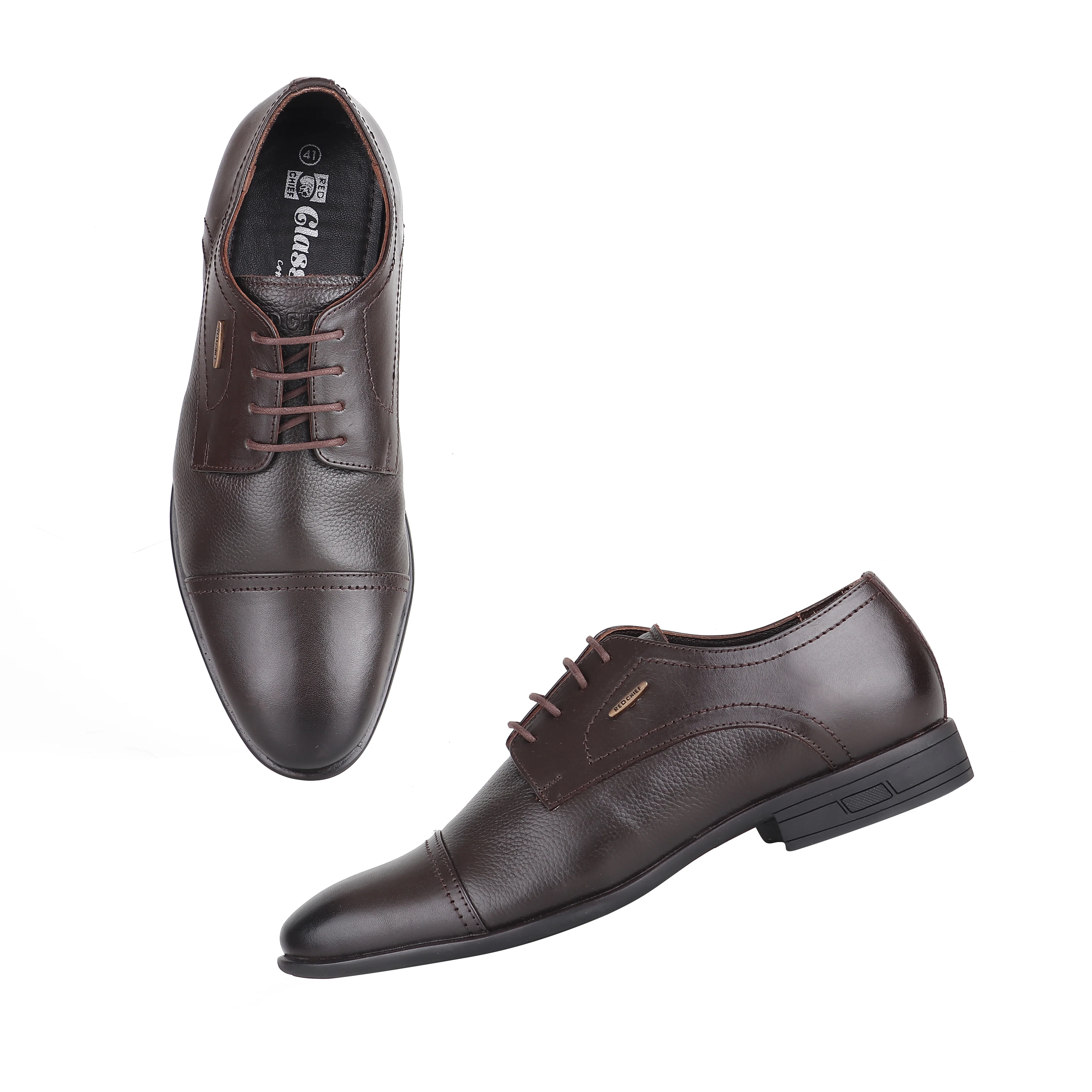 Red Chief Brown Formal Shoes for Men RC4030 003 - Image 2