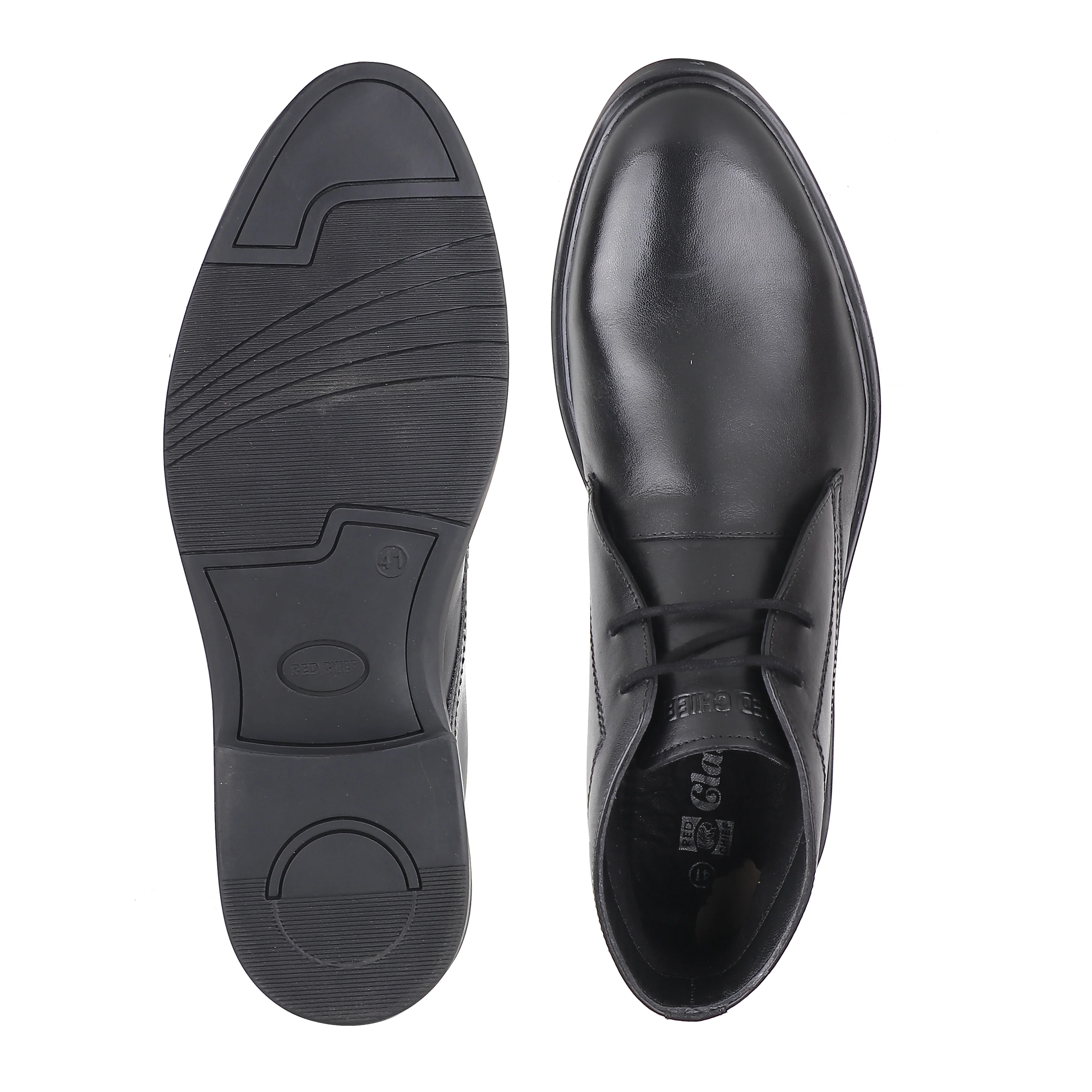 Red Chief Black Formal Boot Shoes for Men RC4031 001 - Image 9