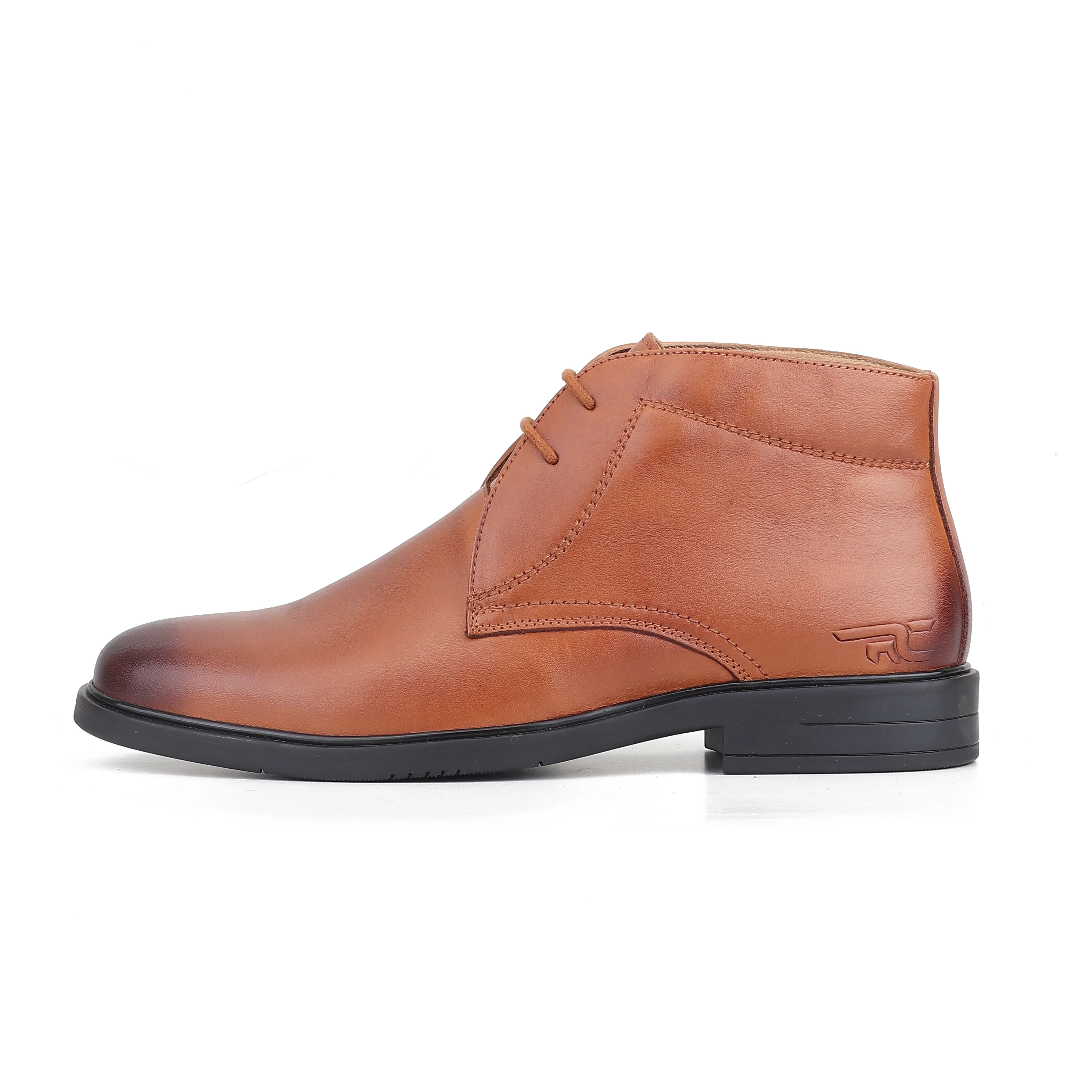 Red Chief Tan Formal Boot Shoes for Men RC4031 006 - Image 3