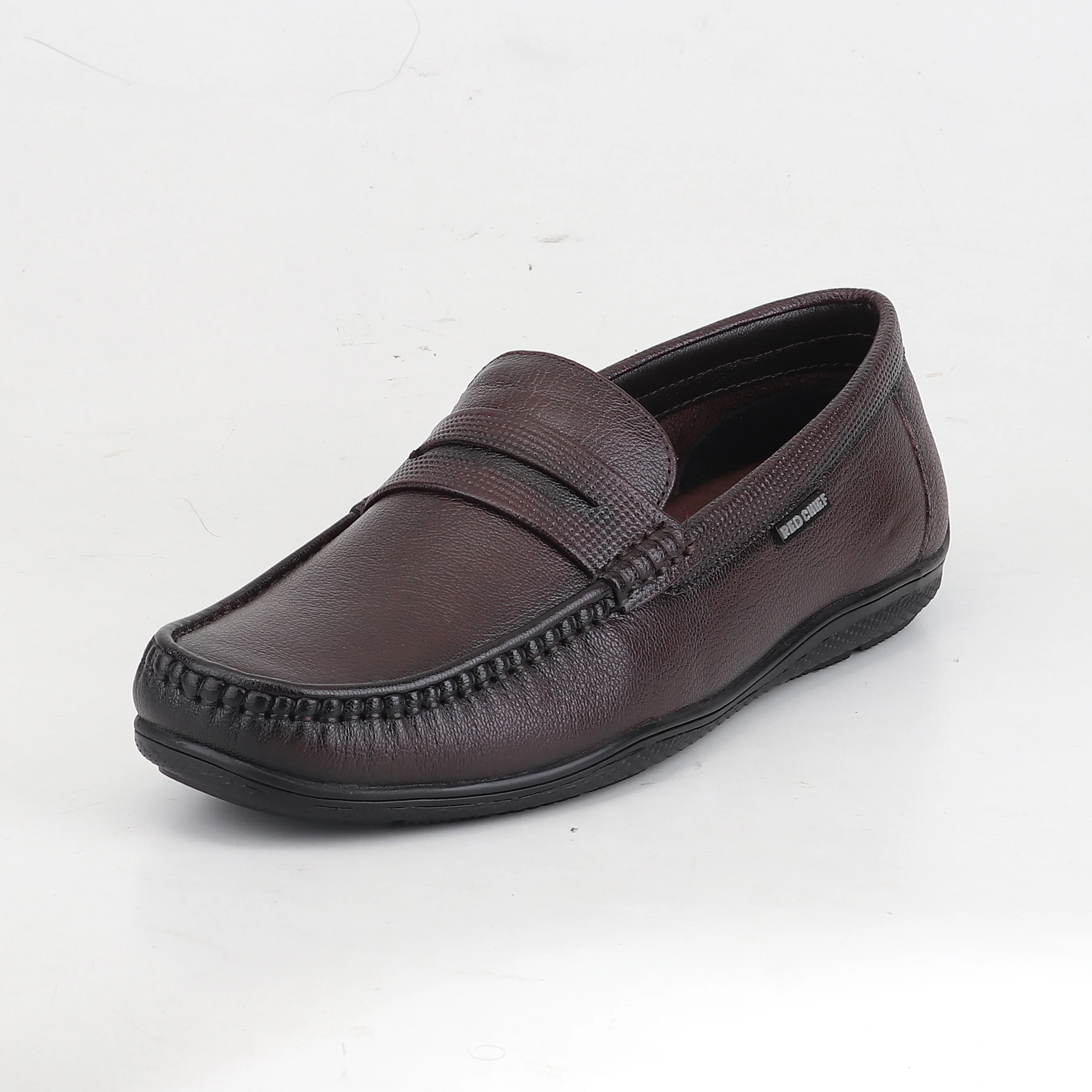 Red Chief Bordo Brown Formal Shoes for Men RC4033 B003 - Image 6
