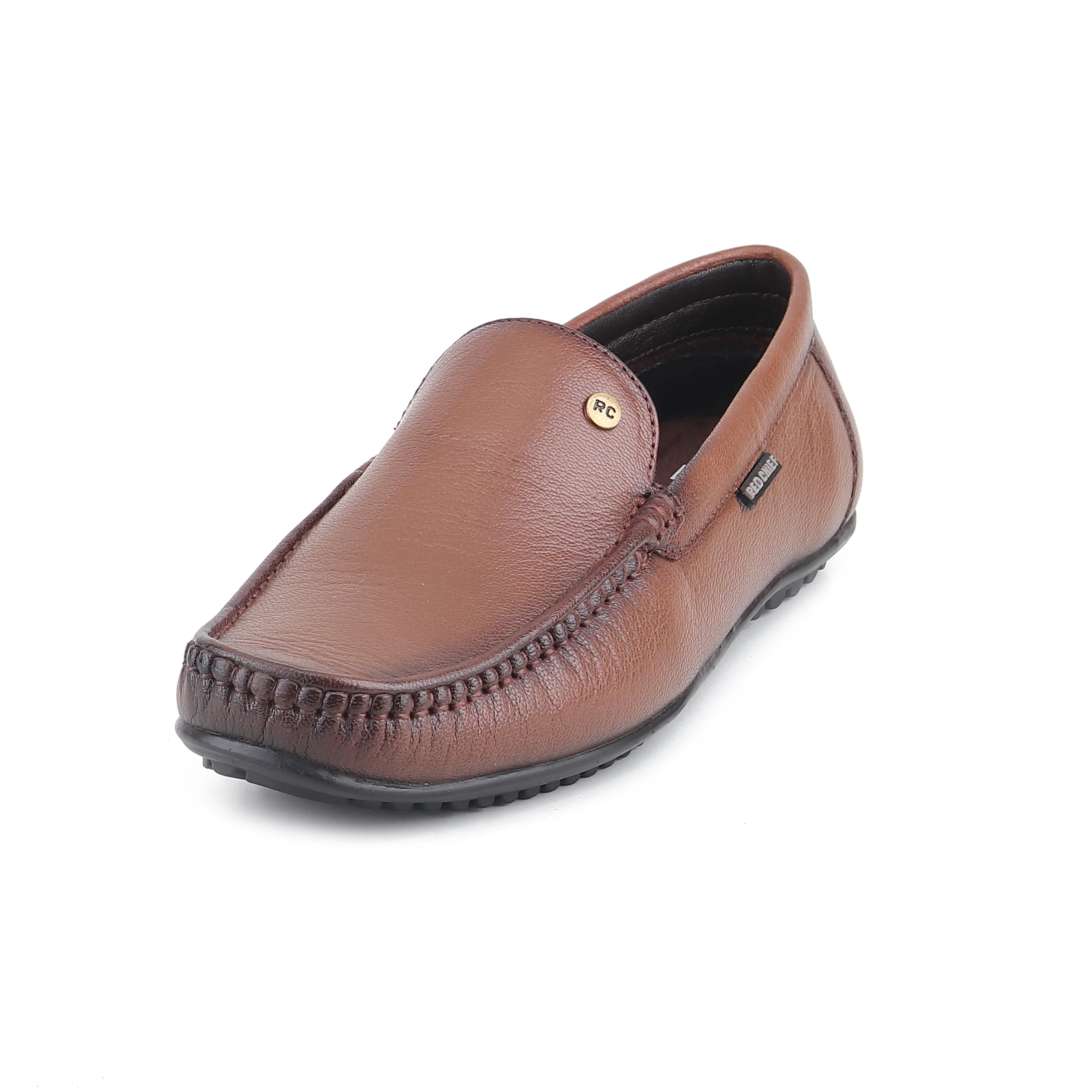 Red Chief Tan Formal Loafer Shoes for Men RC4036 006 - Image 8