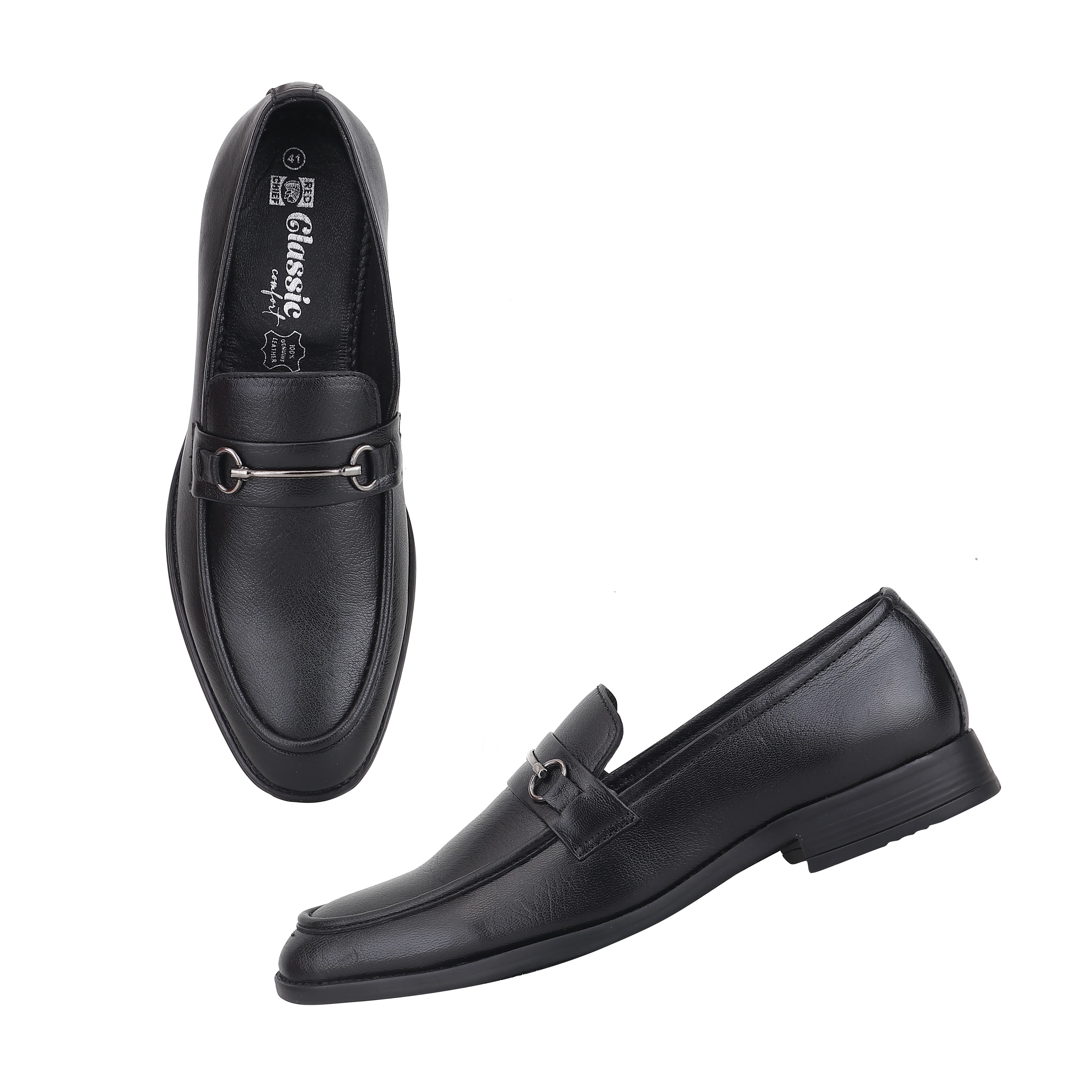 Red Chief Black Formal Shoes for Men RC4038 001 - Image 2