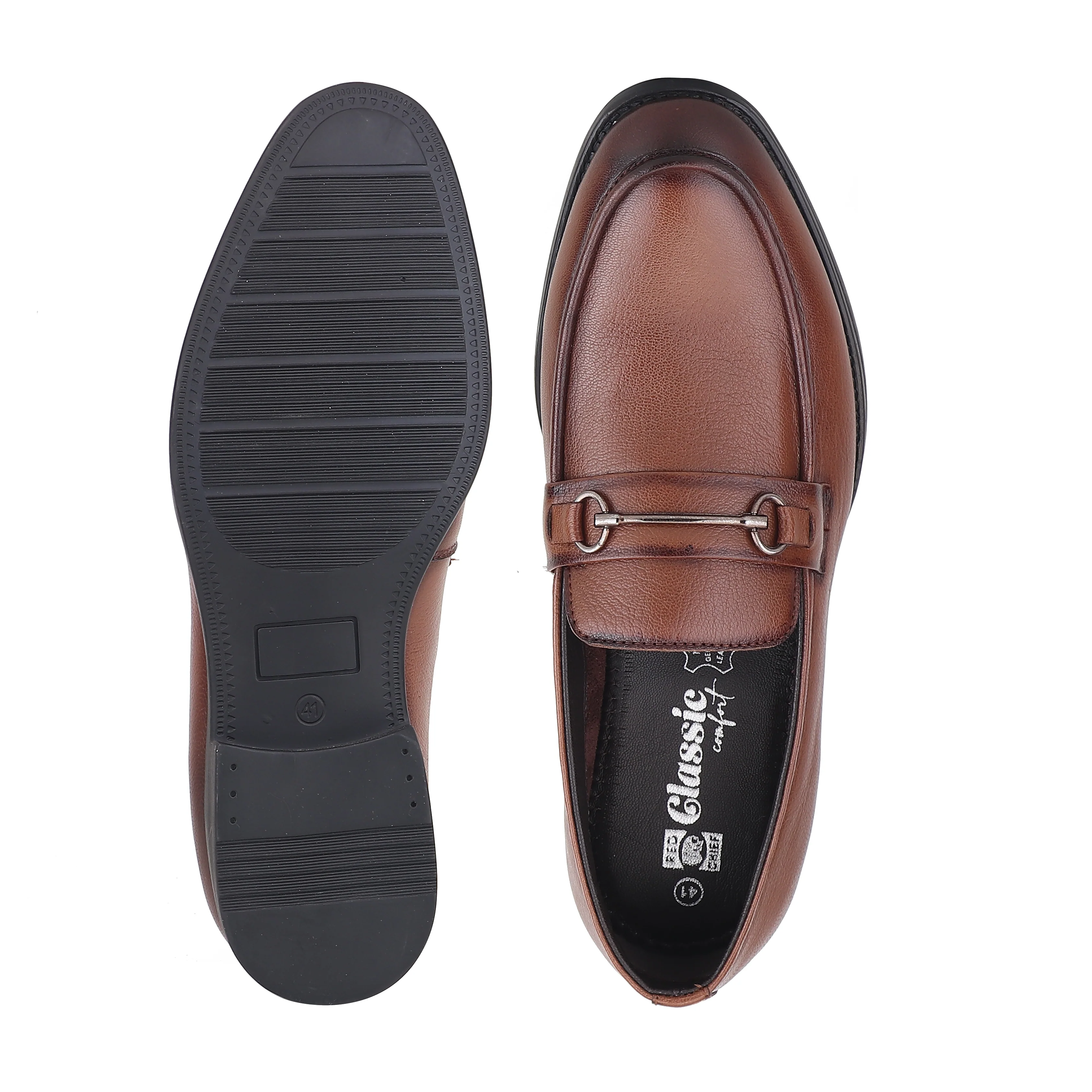 Red Chief Tan Formal Shoes for Men RC4038 006 - Image 9