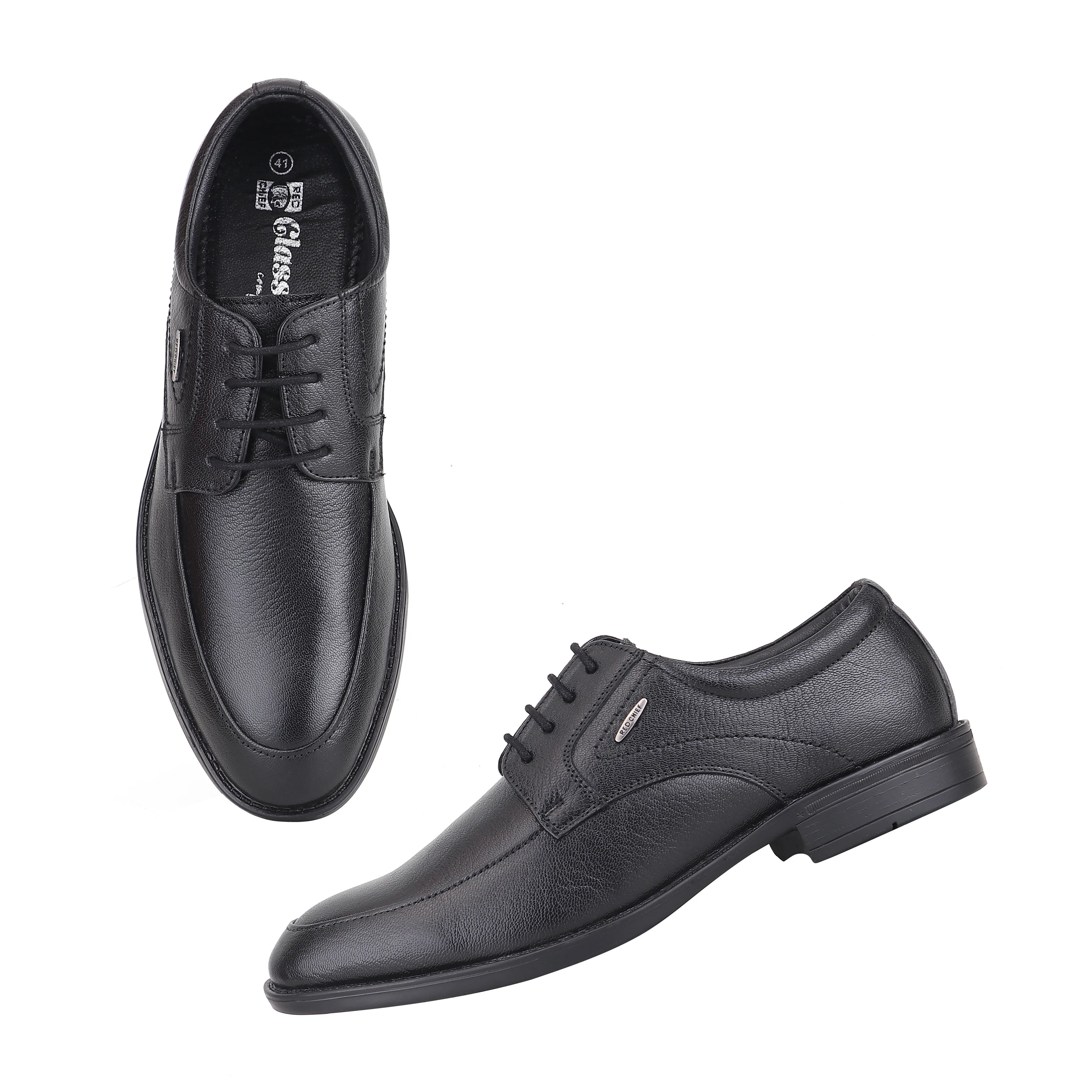 Red Chief Black Formal Shoes for Men RC4039 001 - Image 2