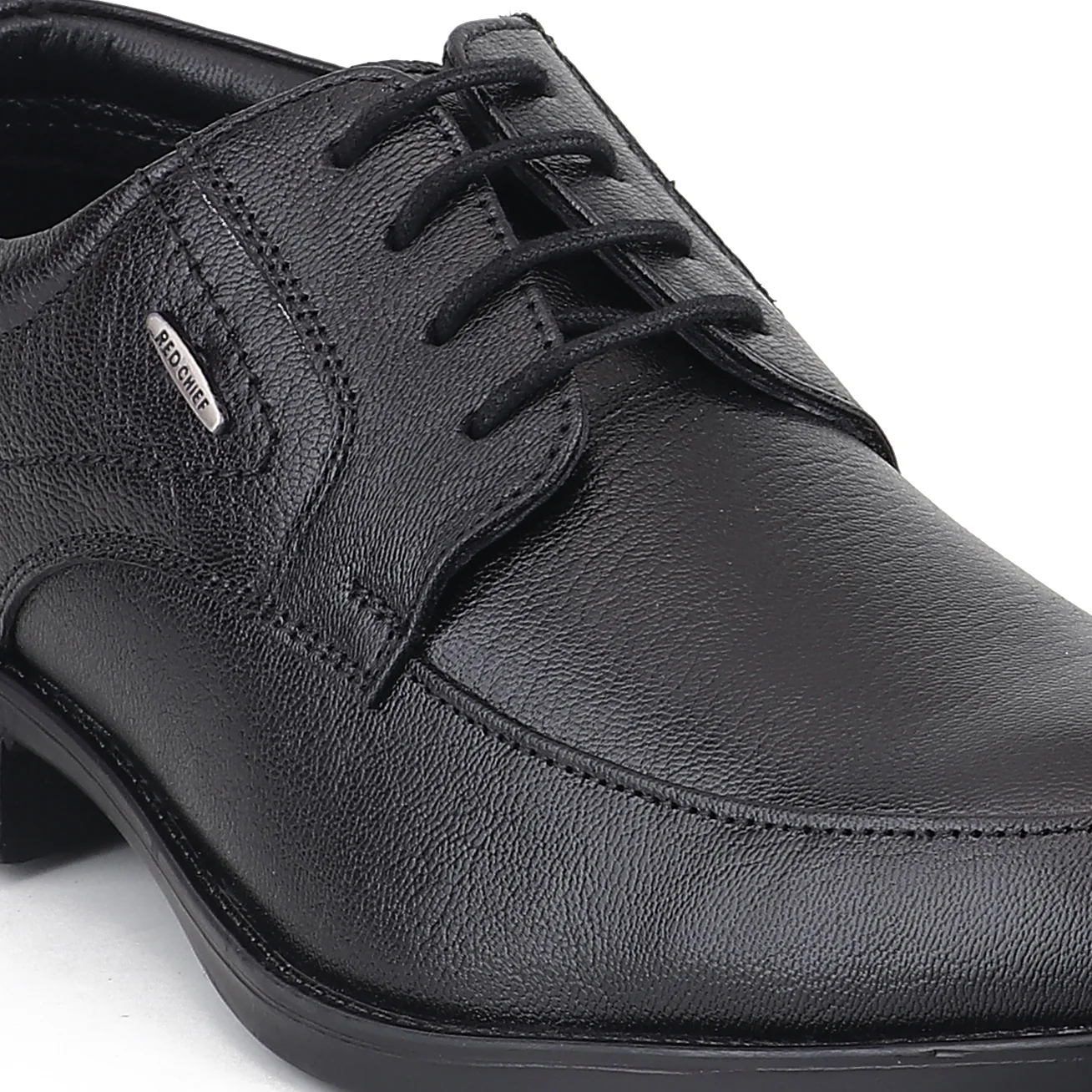 Red Chief Black Formal Shoes for Men RC4039 001 - Image 6