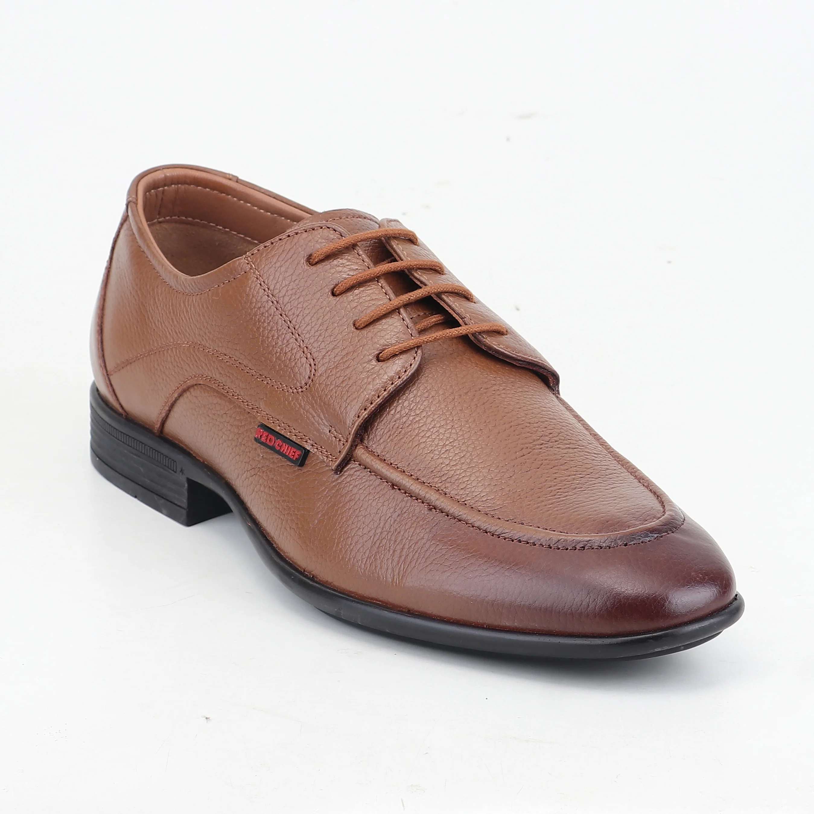 Red Chief Tan Formal Shoes for Men RC4046 006 - Image 3