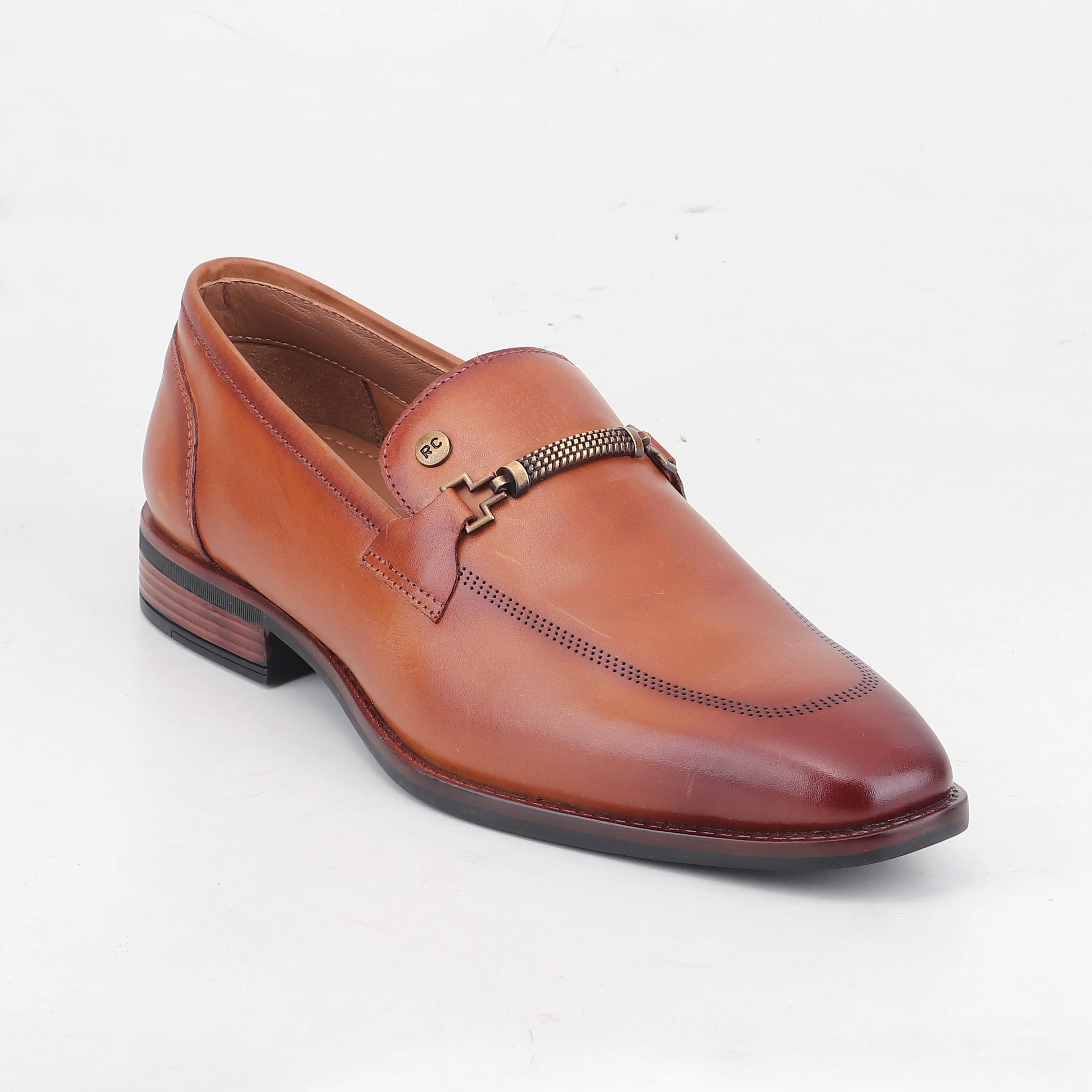 Red Chief Tan Formal Shoes for Men RC4047 006 - Image 3