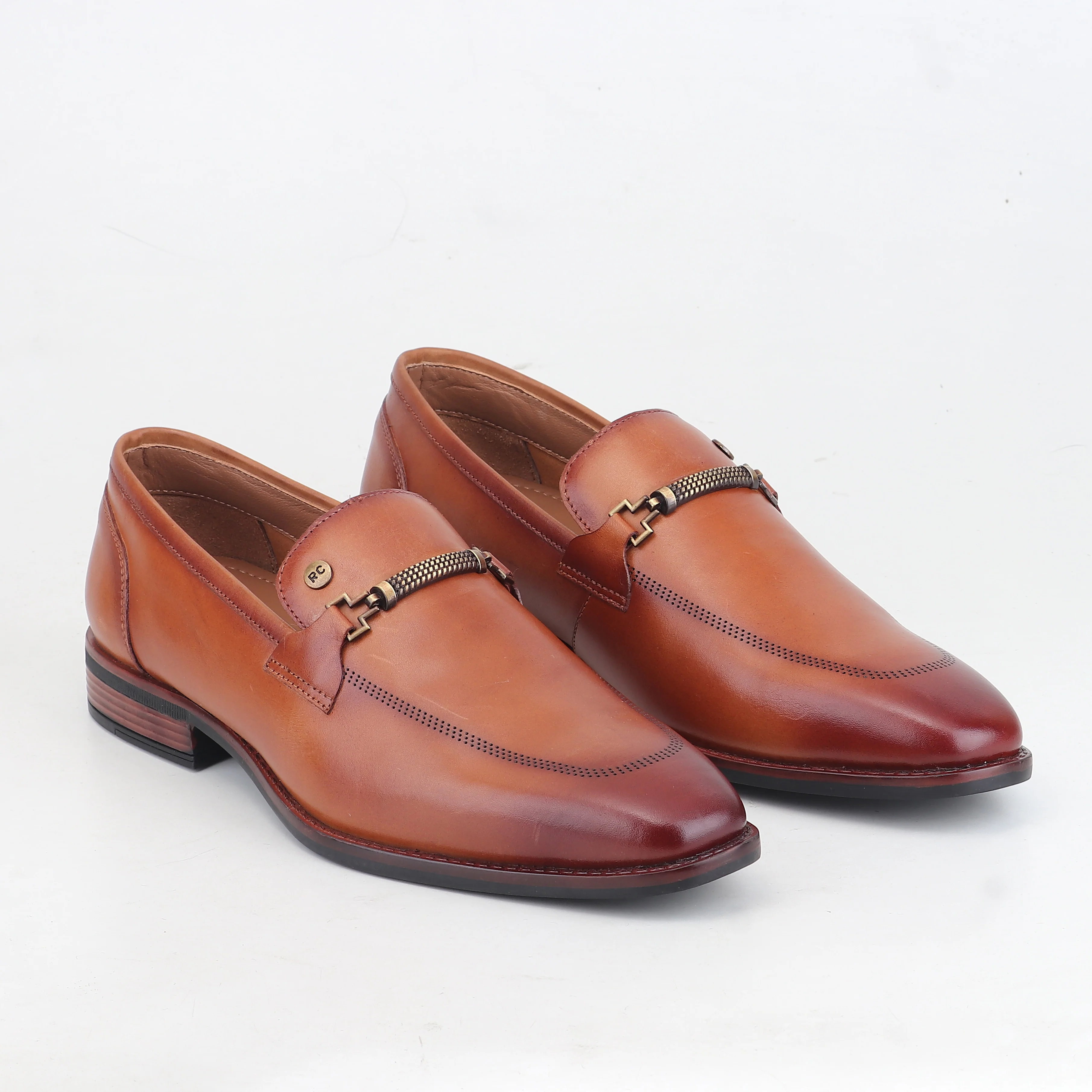 Red Chief Tan Formal Shoes for Men RC4047 006 - Image 4