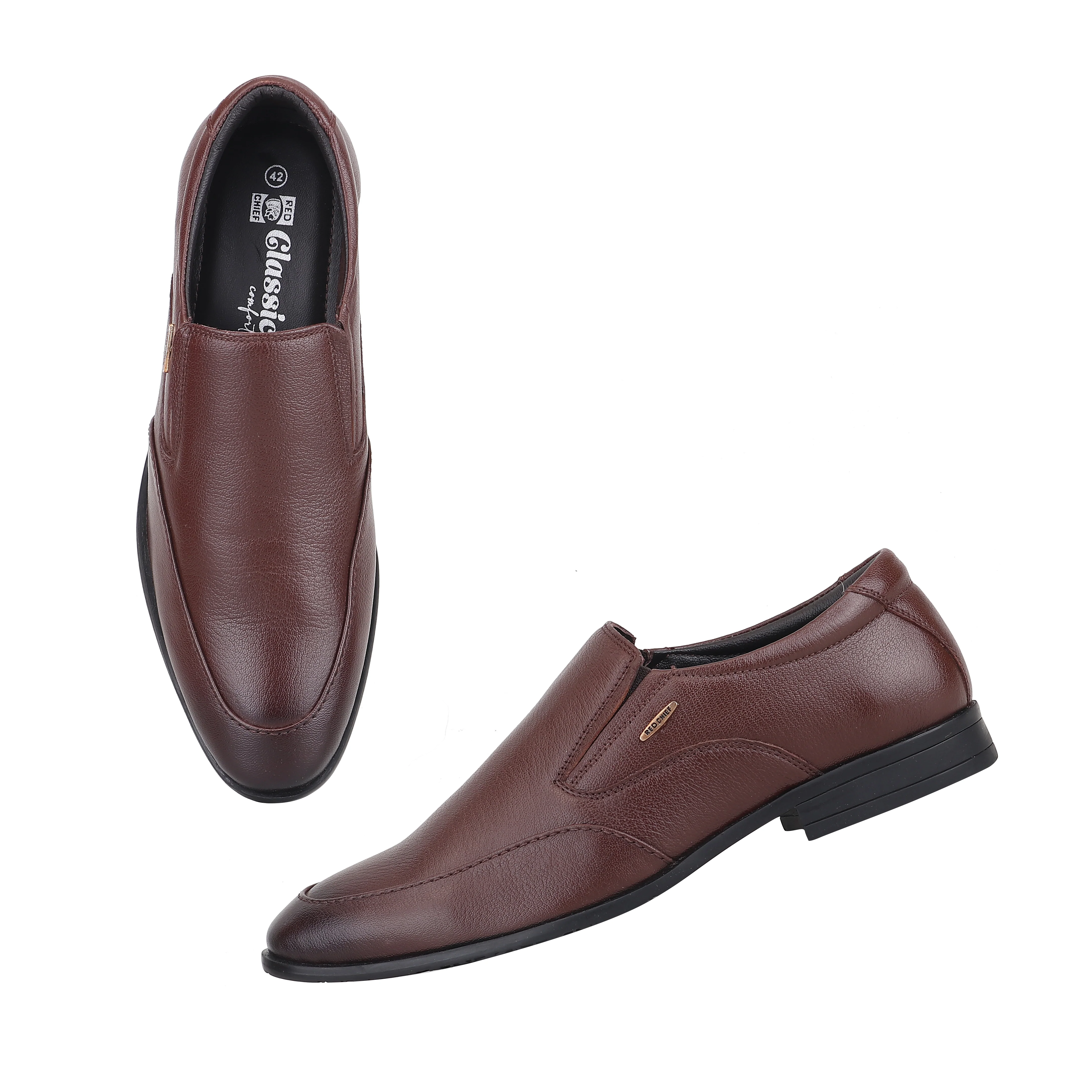 Red Chief Brown Formal Shoes for Men RC4051LR 003 - Image 2