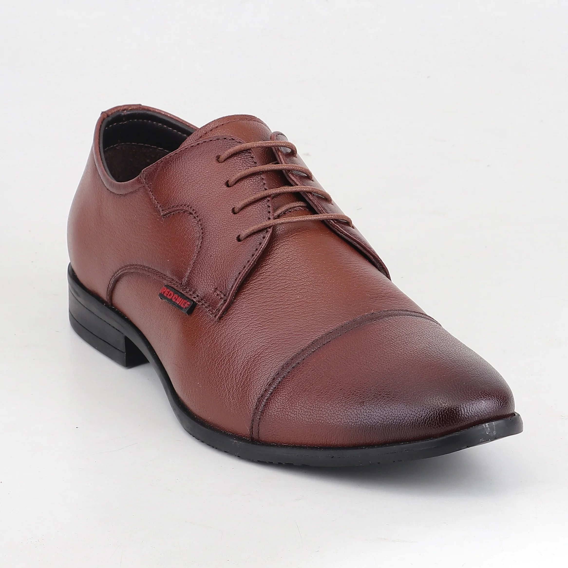 Red Chief Tan Formal Shoes for Men RC4052LR 006 - Image 3