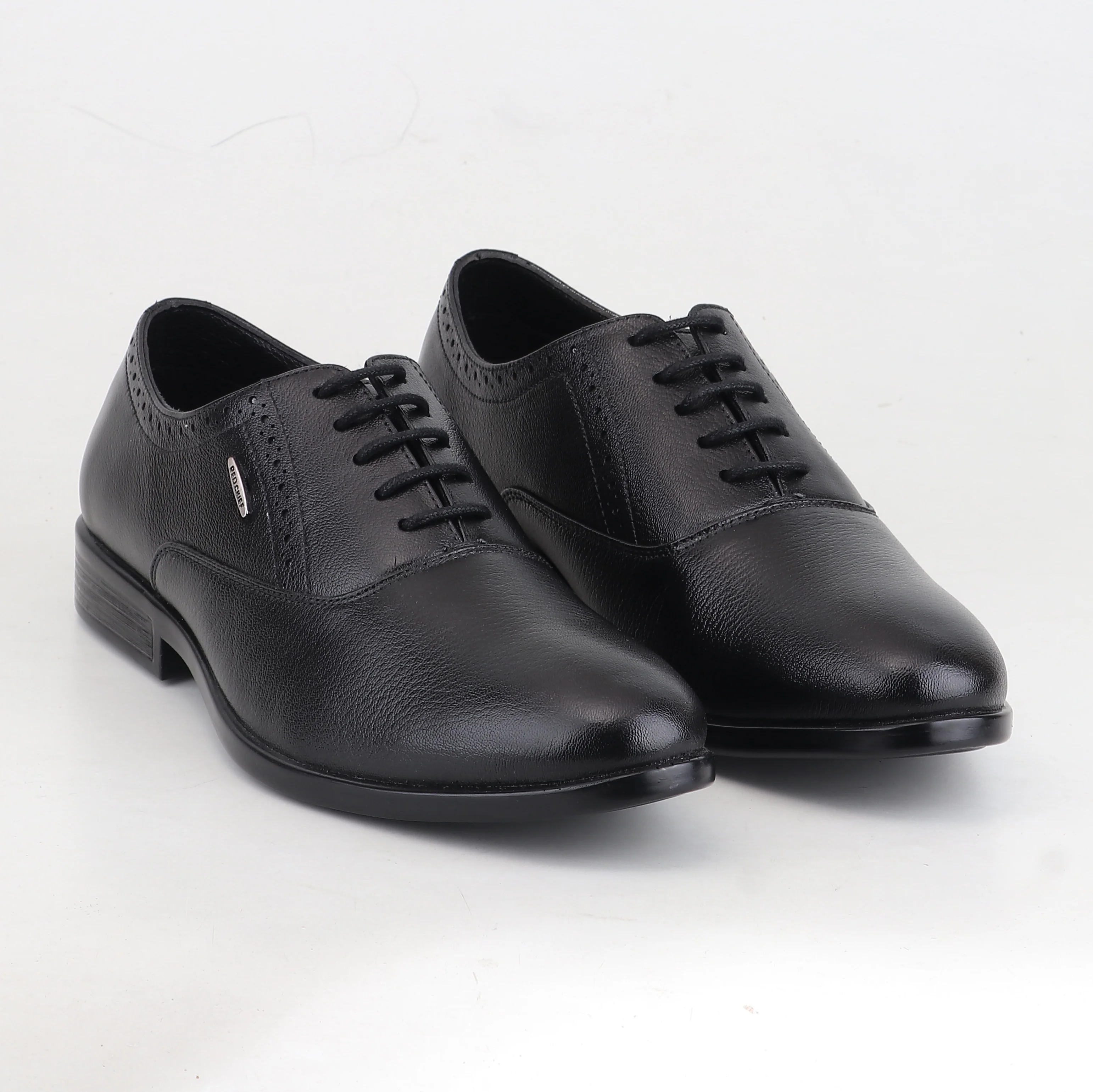 Red Chief Black Formal Oxford Shoes for Men RC4054LR 001 - Image 4