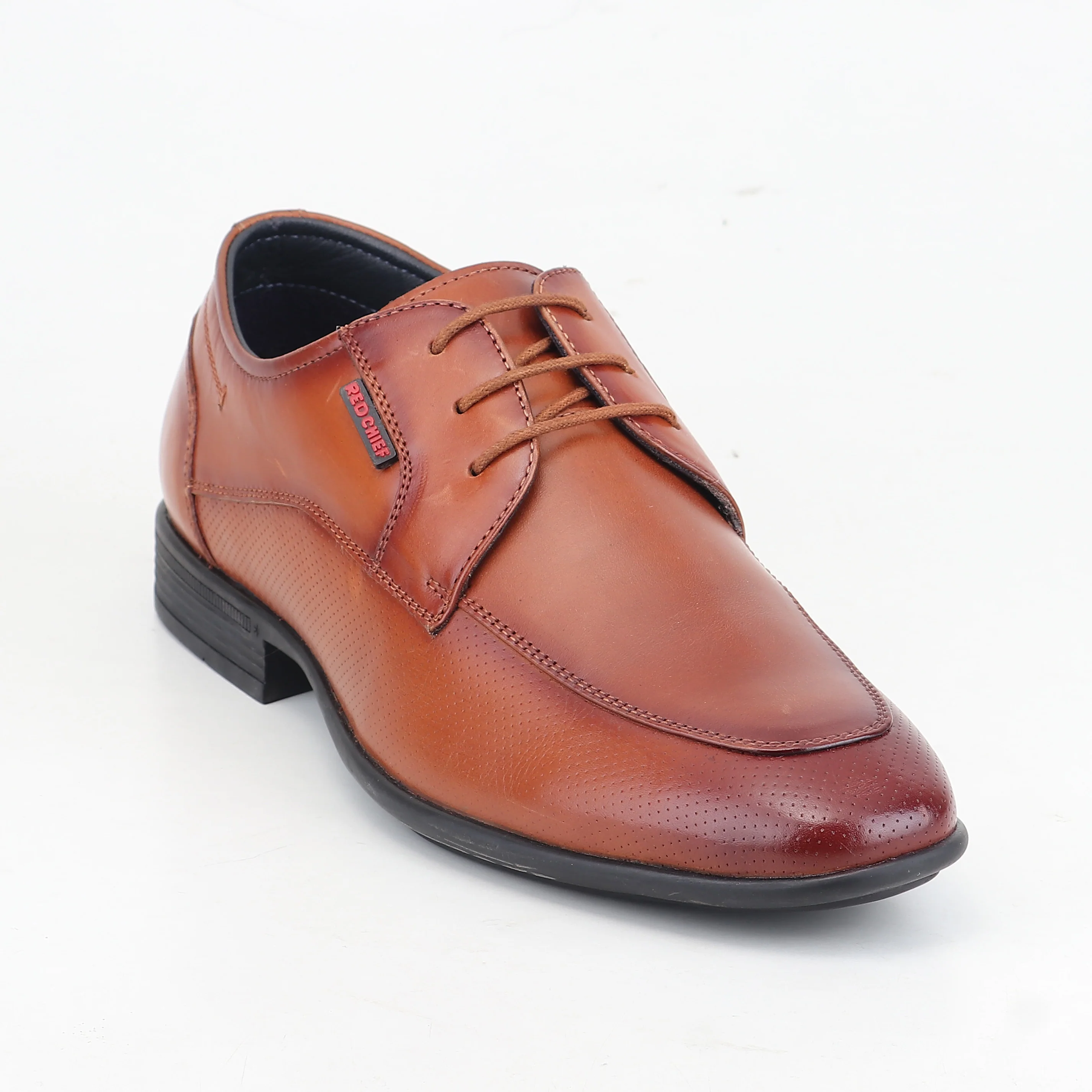 Red Chief Tan Formal Shoes for Men RC4068 006 - Image 3