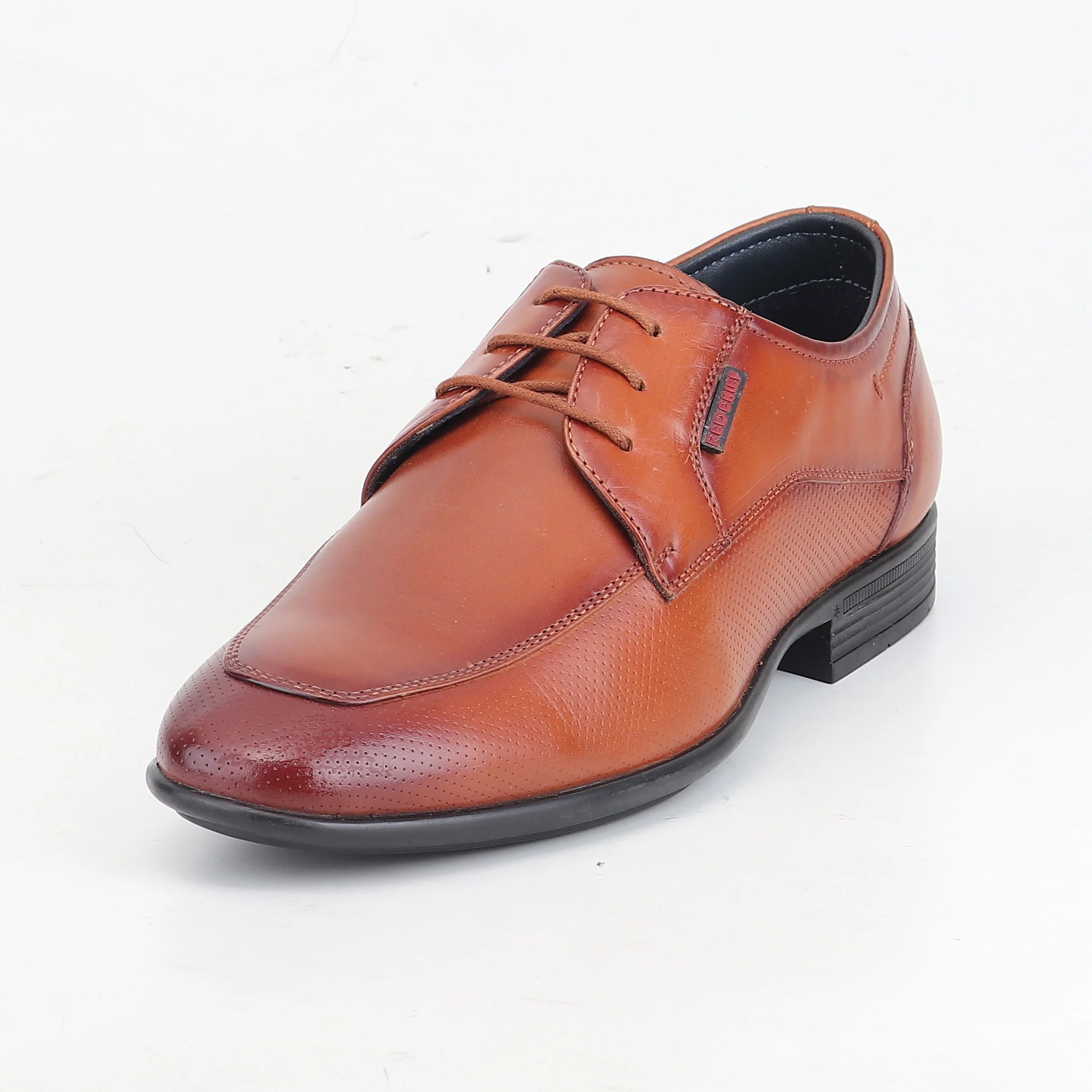Red Chief Tan Formal Shoes for Men RC4068 006 - Image 6