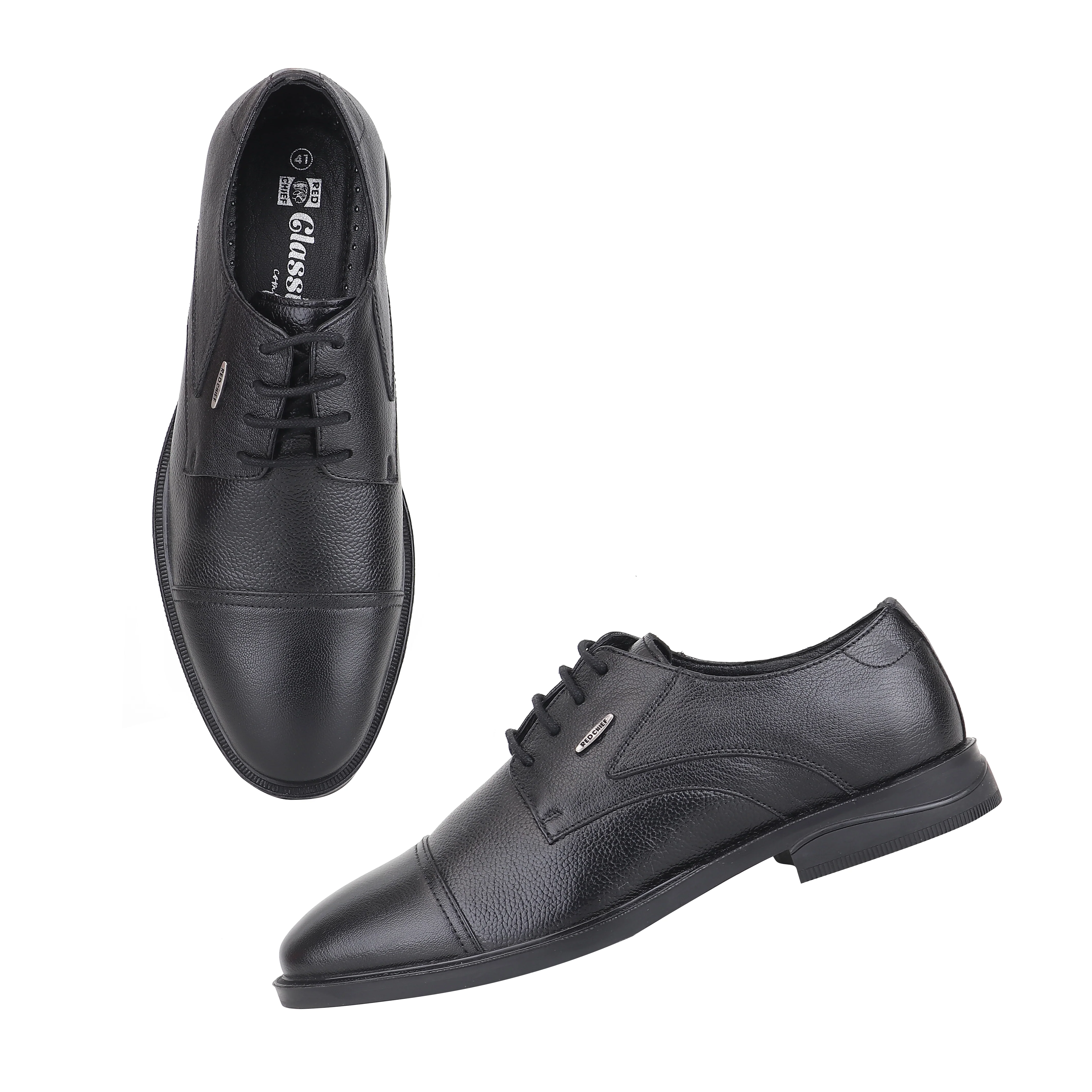 Red Chief Black Formal Shoes for Men RC4070 001 - Image 2
