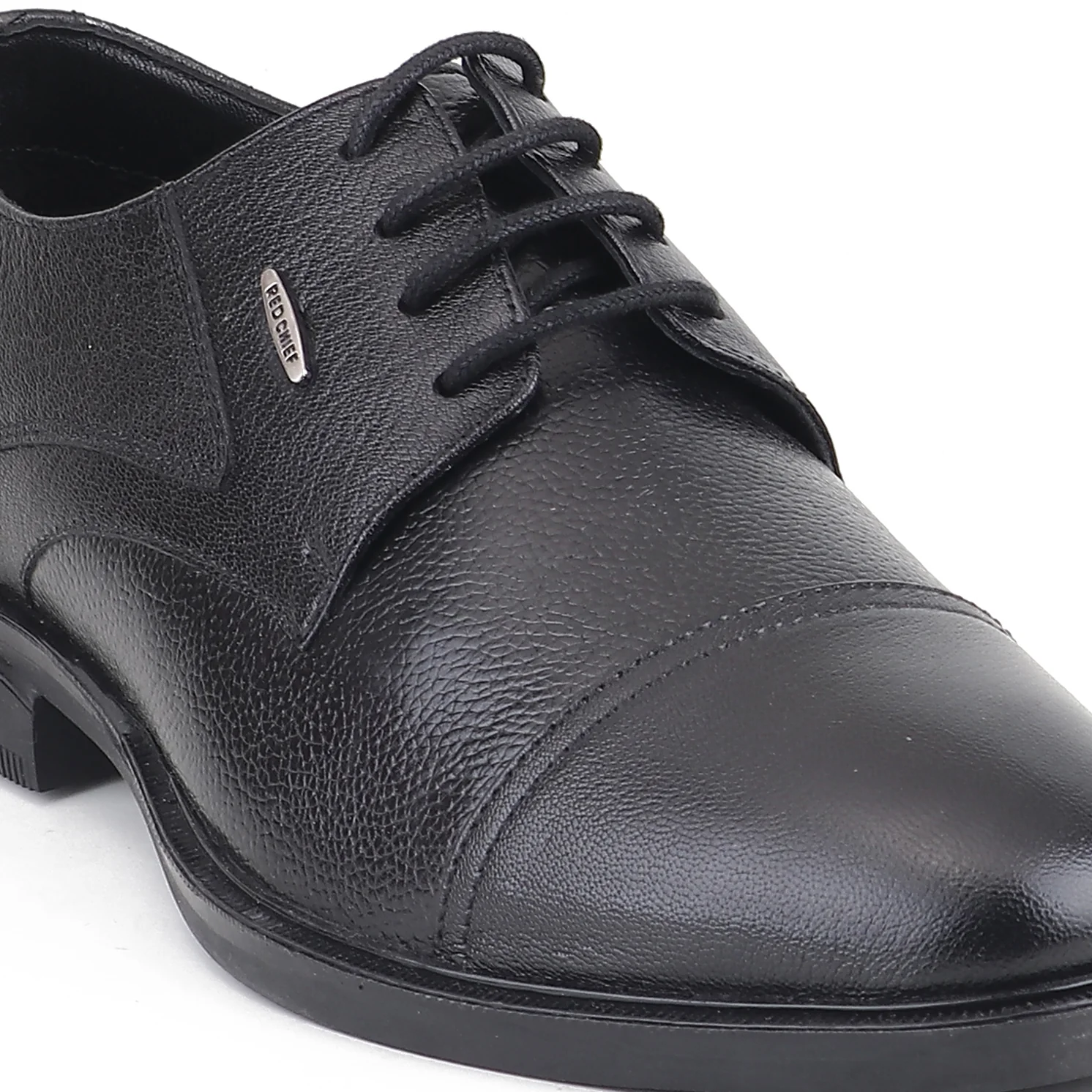 Red Chief Black Formal Shoes for Men RC4070 001 - Image 6
