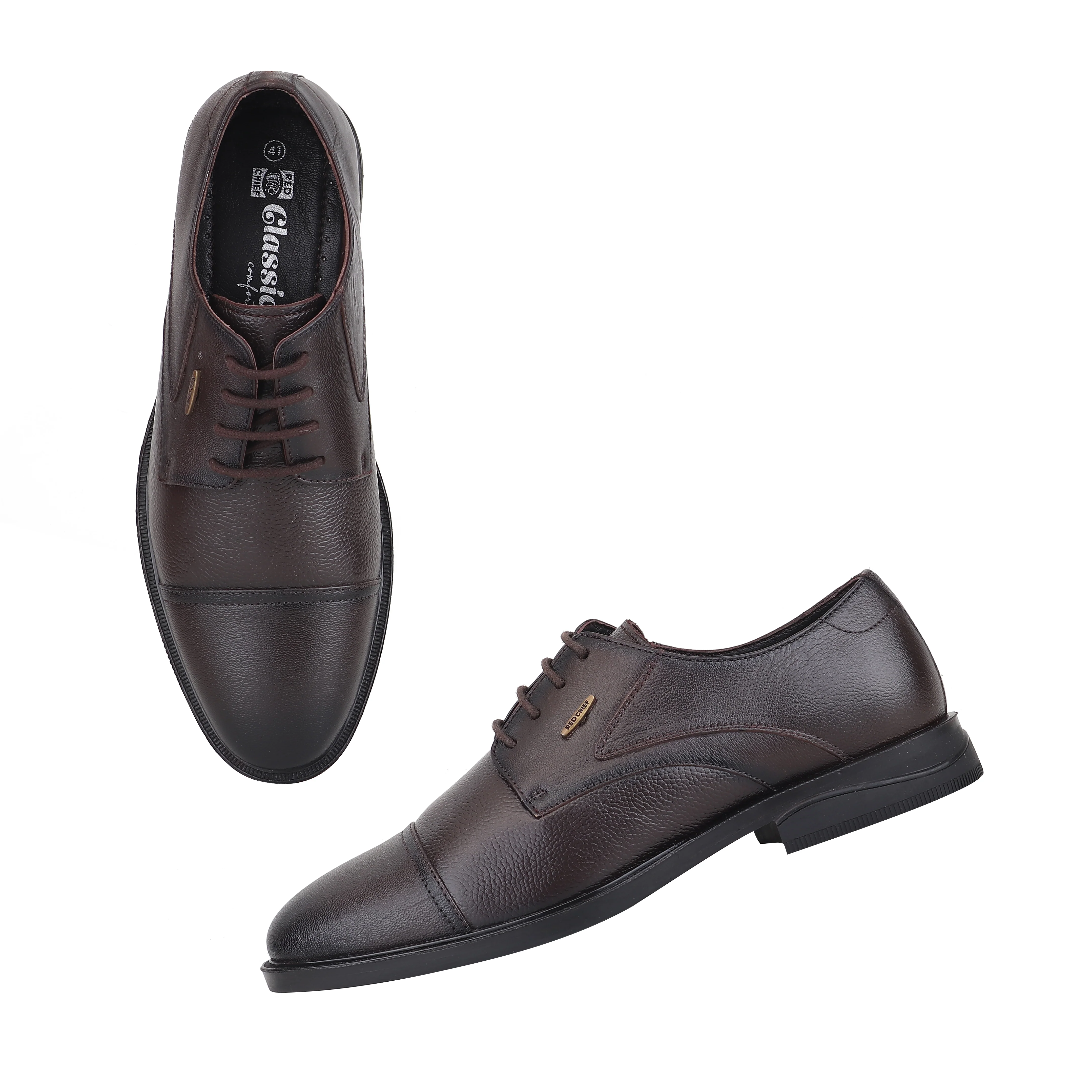 Red Chief Brown Formal Shoes for Men RC4070 003 - Image 2