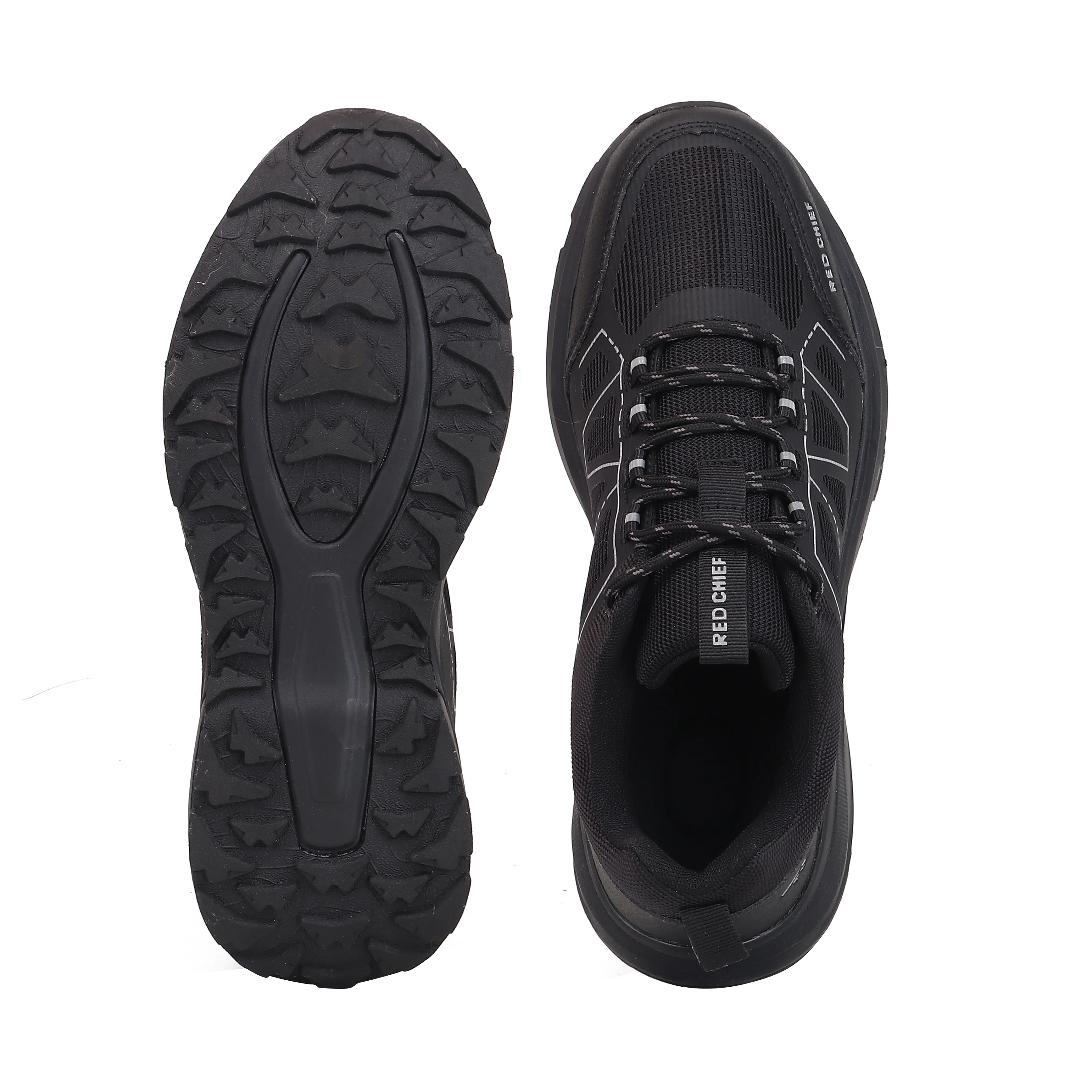 Red Chief Sports Black Hiker Shoes for Men H20045 001 - Image 9