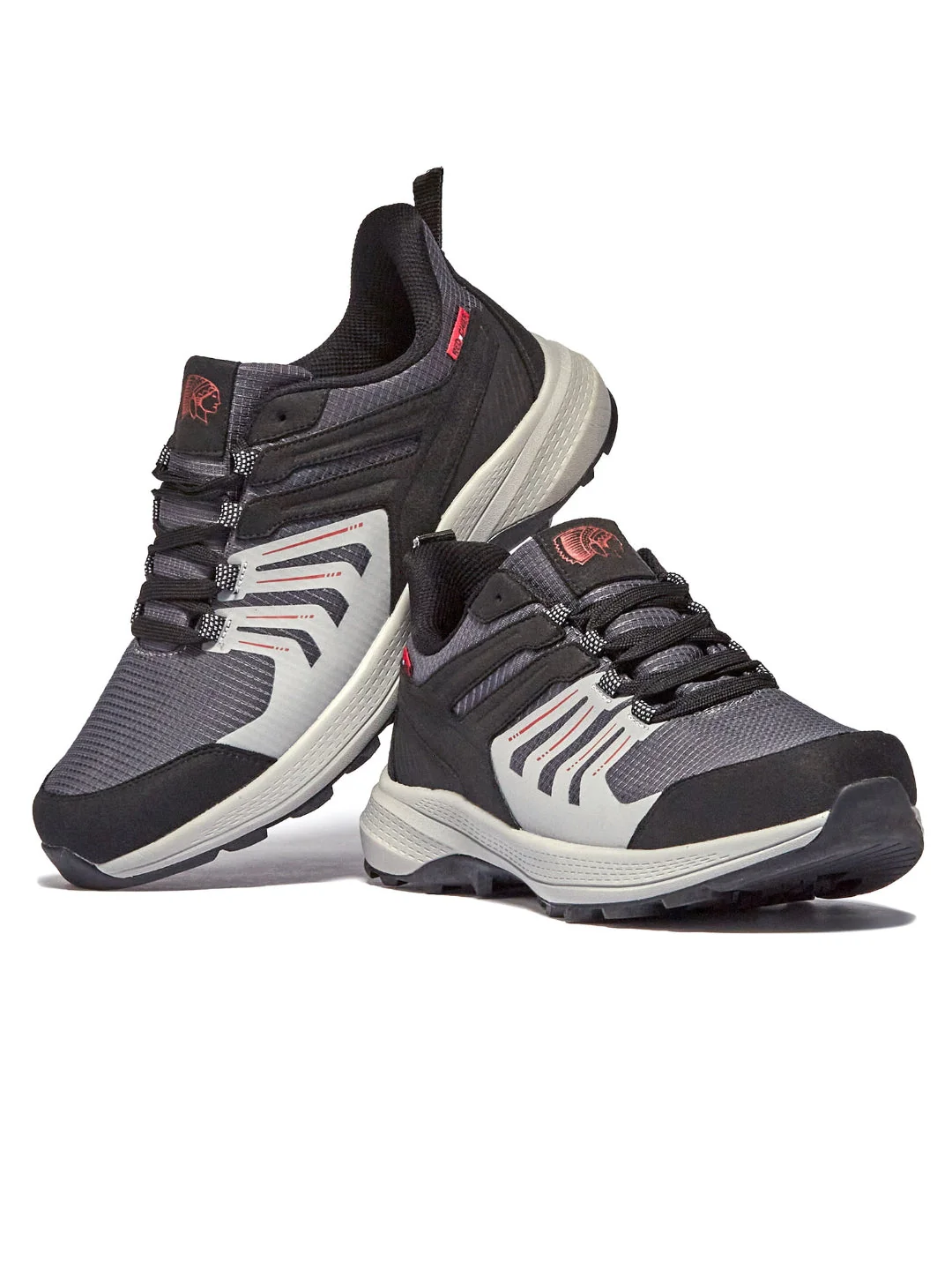 Red Chief Sports Travosole Black-Gray Hiker Shoes For Men H20041 F019 - Image 3