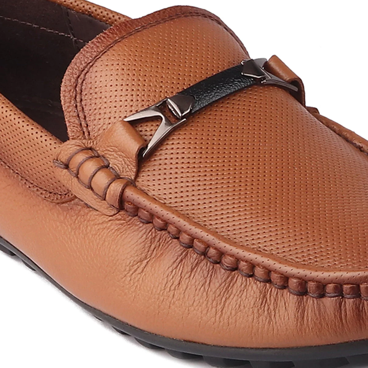 Red Chief Tan Formal Loafer Shoes for Men RC1960 006 - Image 8