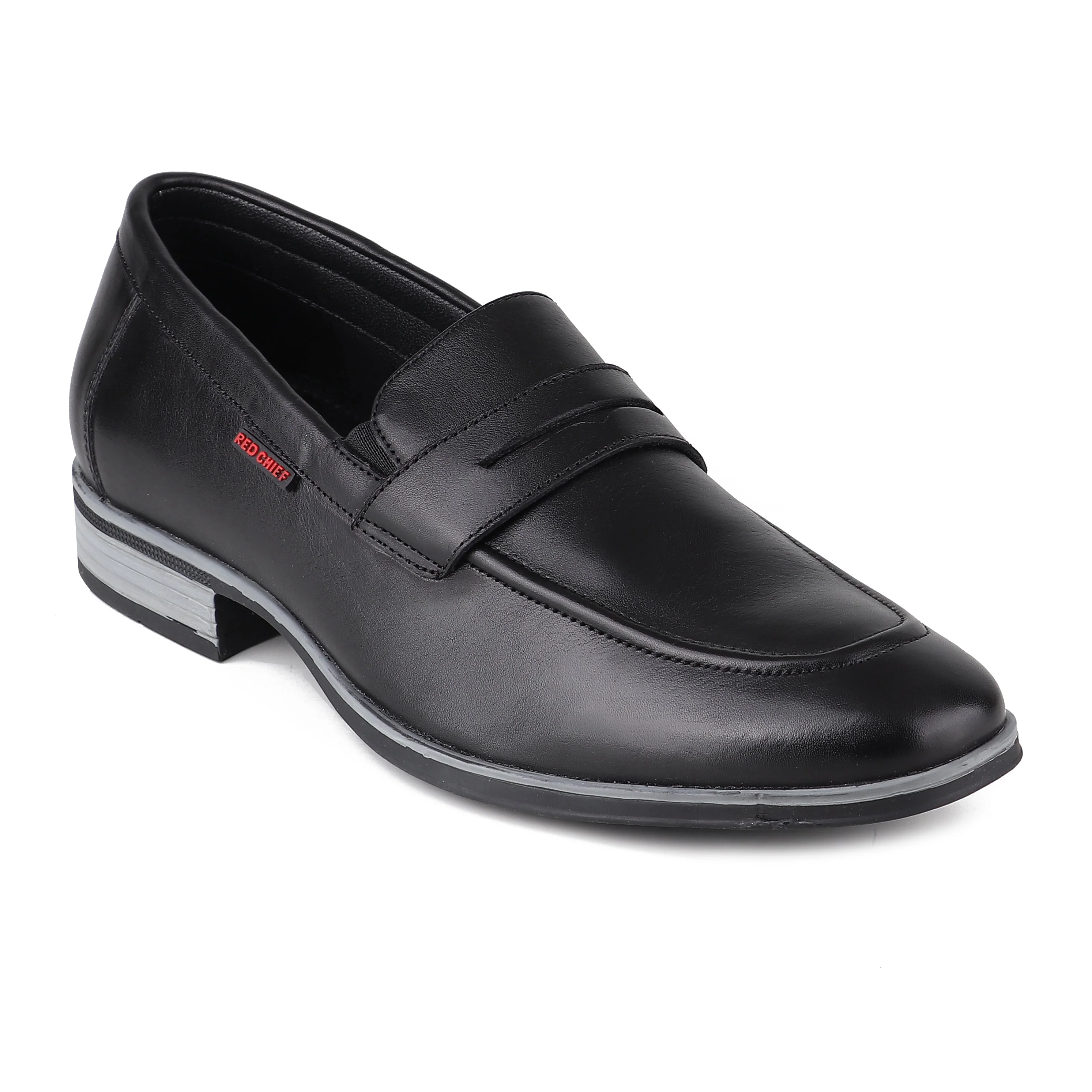 Red Chief Black Formal Loafer shoes for Men RC3963 001 - Image 2
