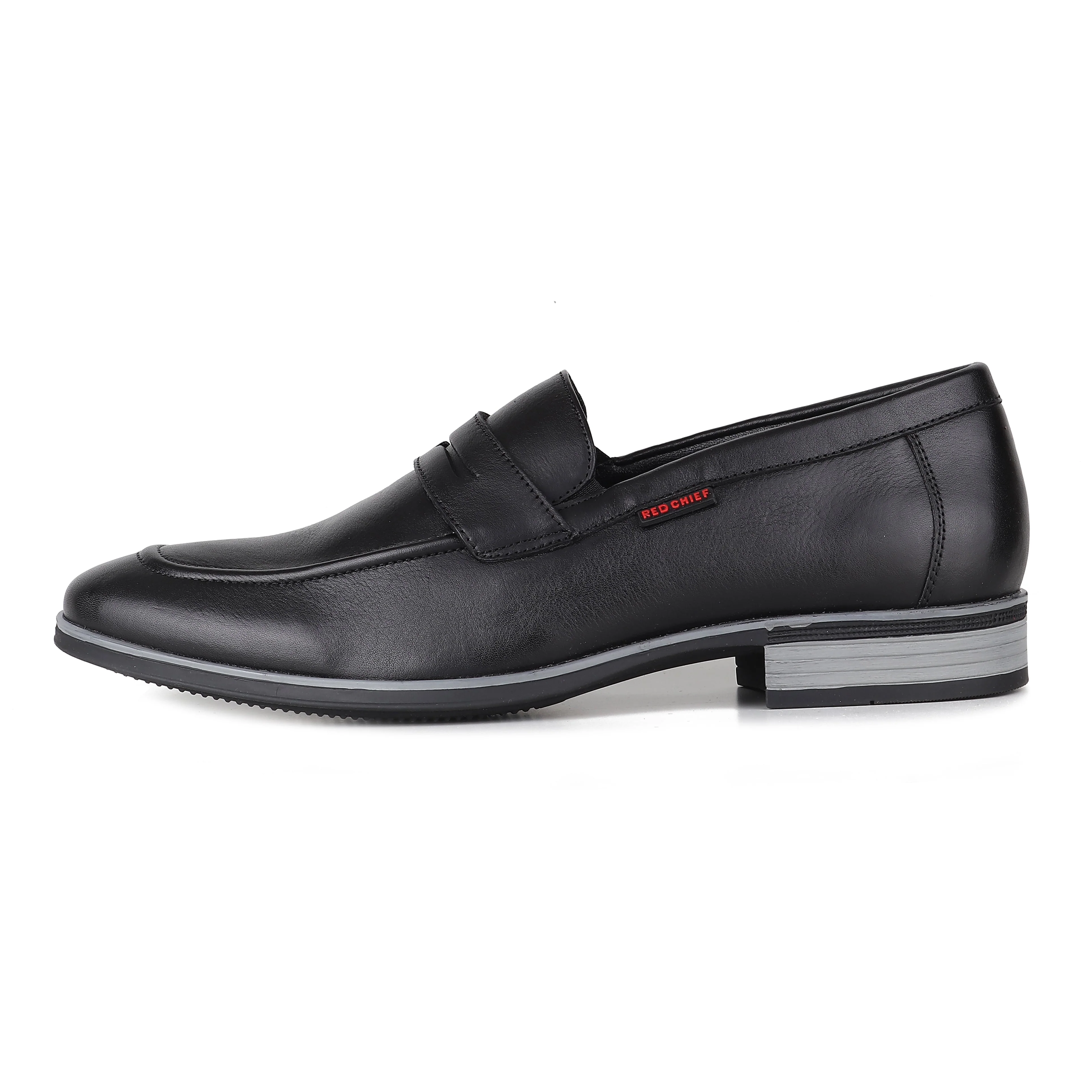 Red Chief Black Formal Loafer shoes for Men RC3963 001 - Image 5