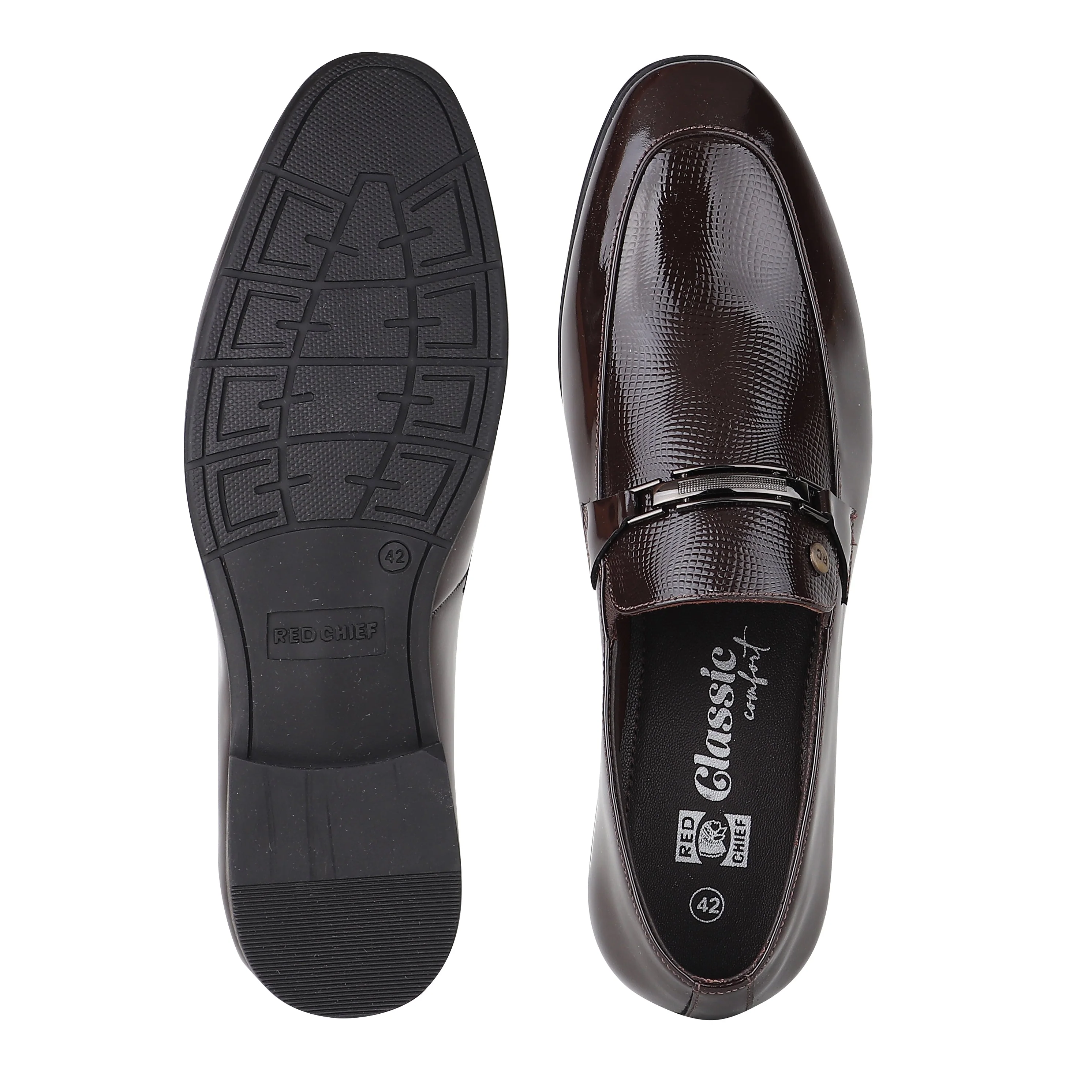 Red Chief Brown Formal Loafer shoes for Men RC3964 003 - Image 9