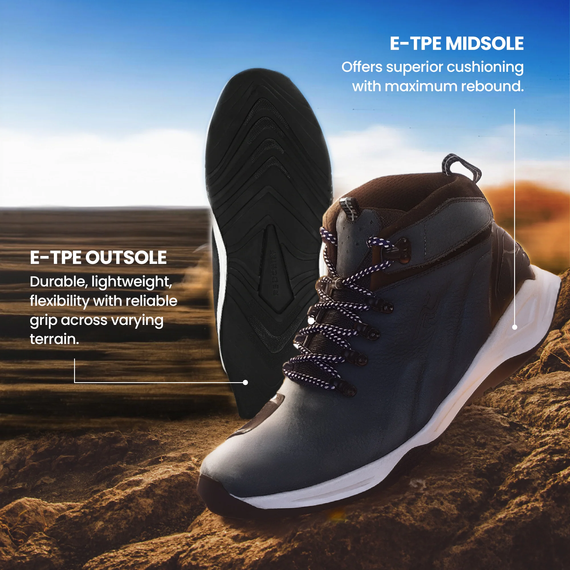 Red Chief Navy Color Casual Boot Shoes for Men RC1871 156 - Image 12