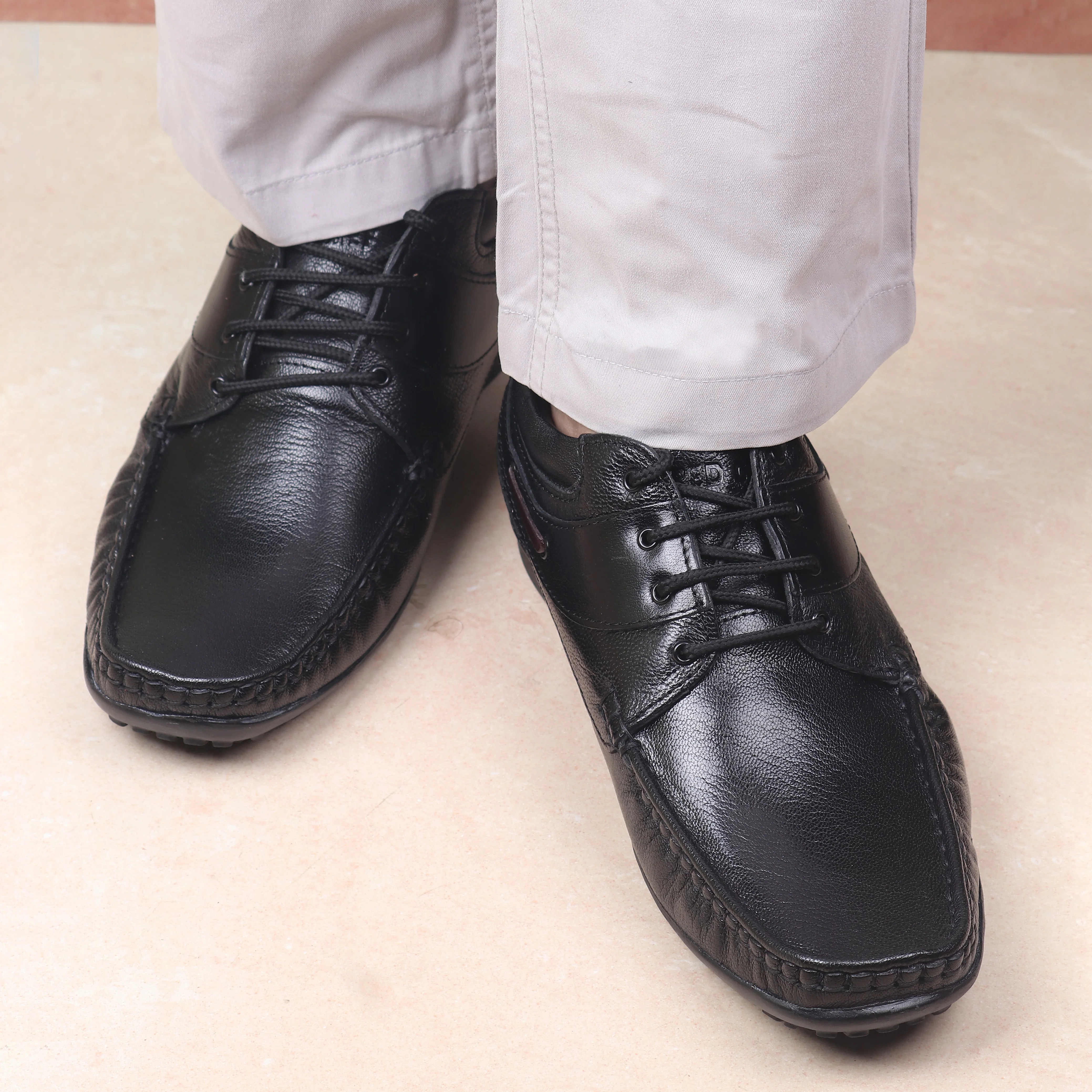 Red Chief Black Formal Shoes for Men RC1199 001 - Image 9