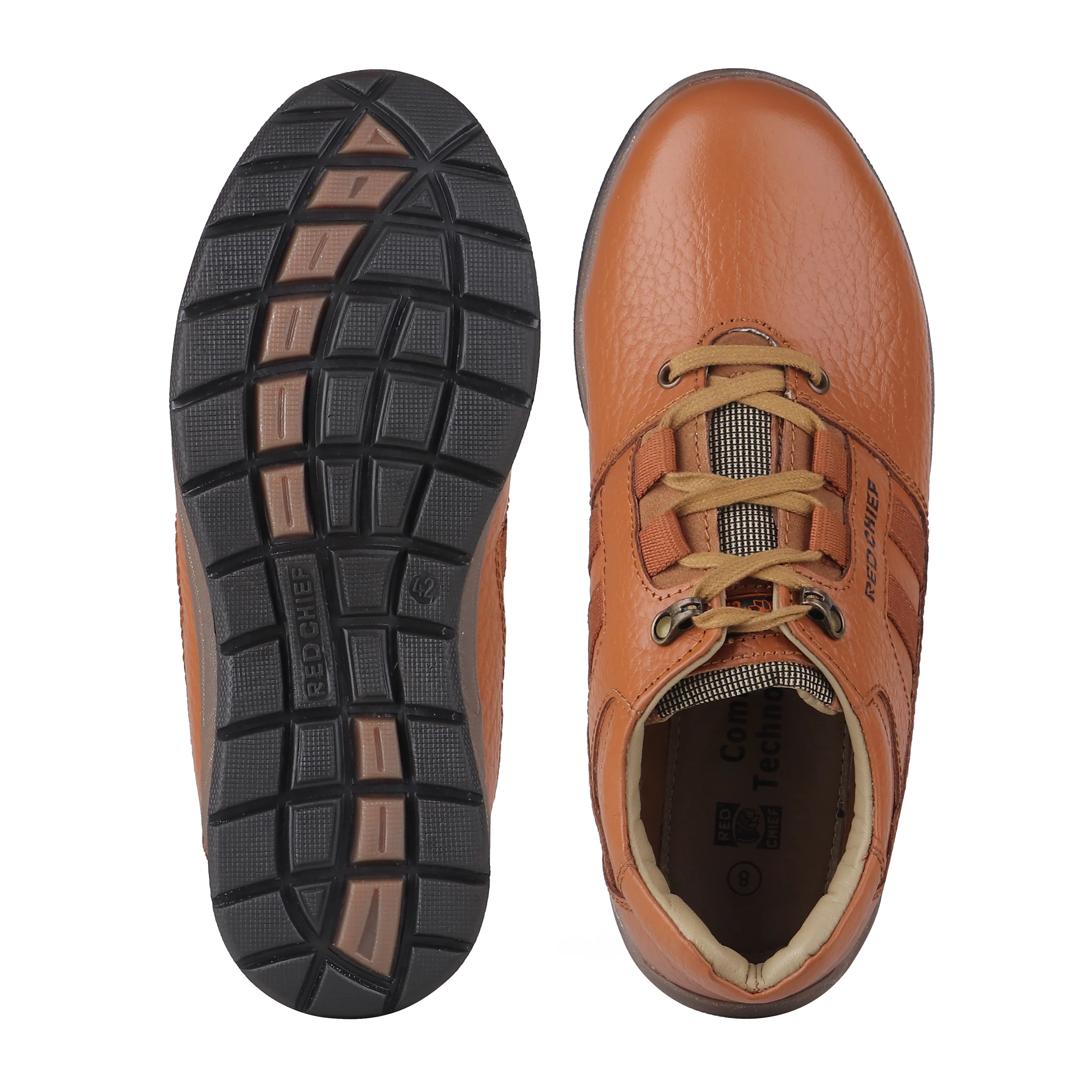 Red Chief Elephant Tan Casual Shoes for Men RC3424 107 - Image 8