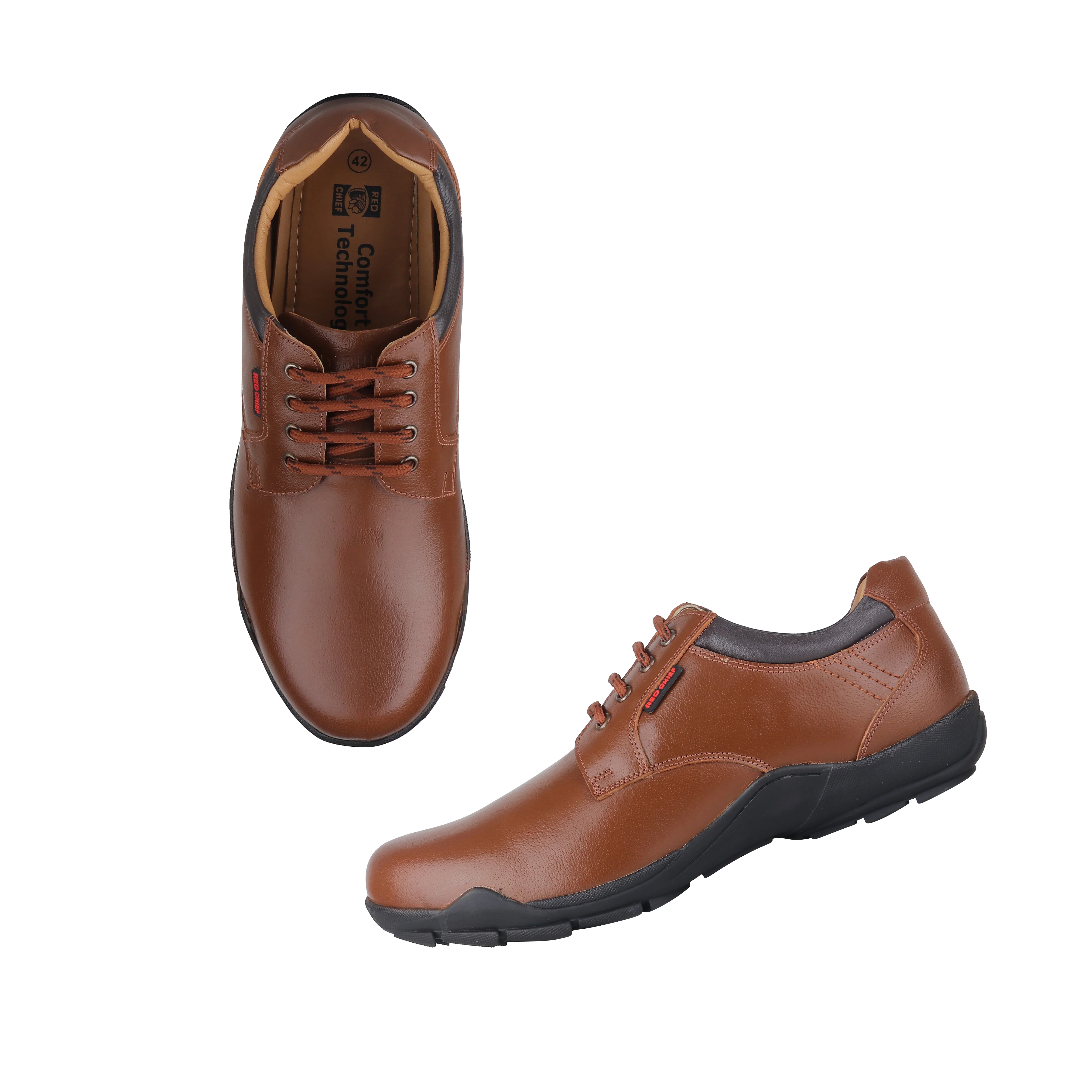 Red Chief Elephant Tan Casual Shoes for Men RC3431 107 - Image 2
