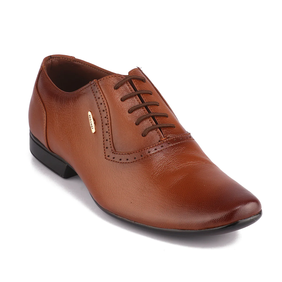Red Chief Tan Formal Oxford Shoes for Men RC1990 006 - Image 2