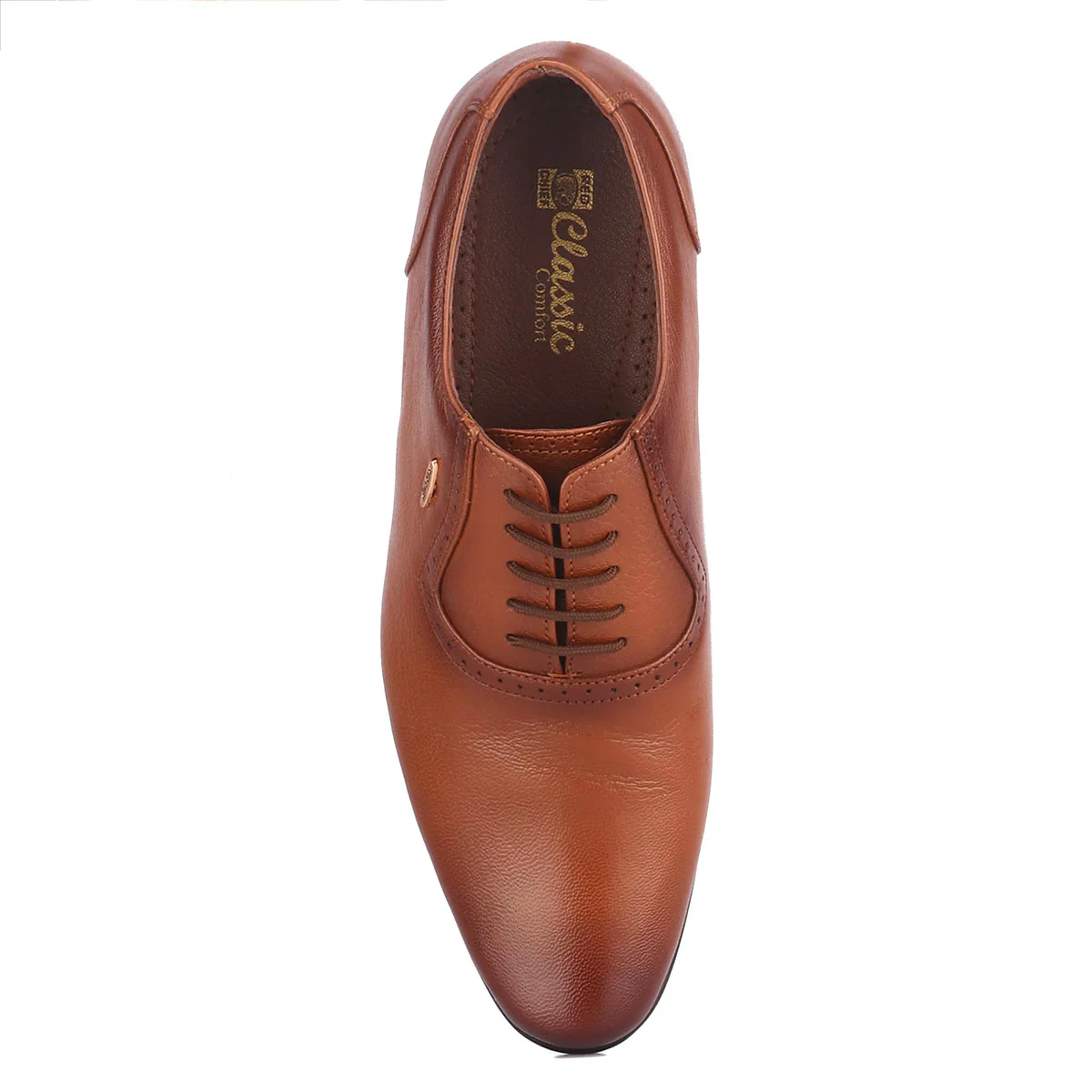 Red Chief Tan Formal Oxford Shoes for Men RC1990 006 - Image 7