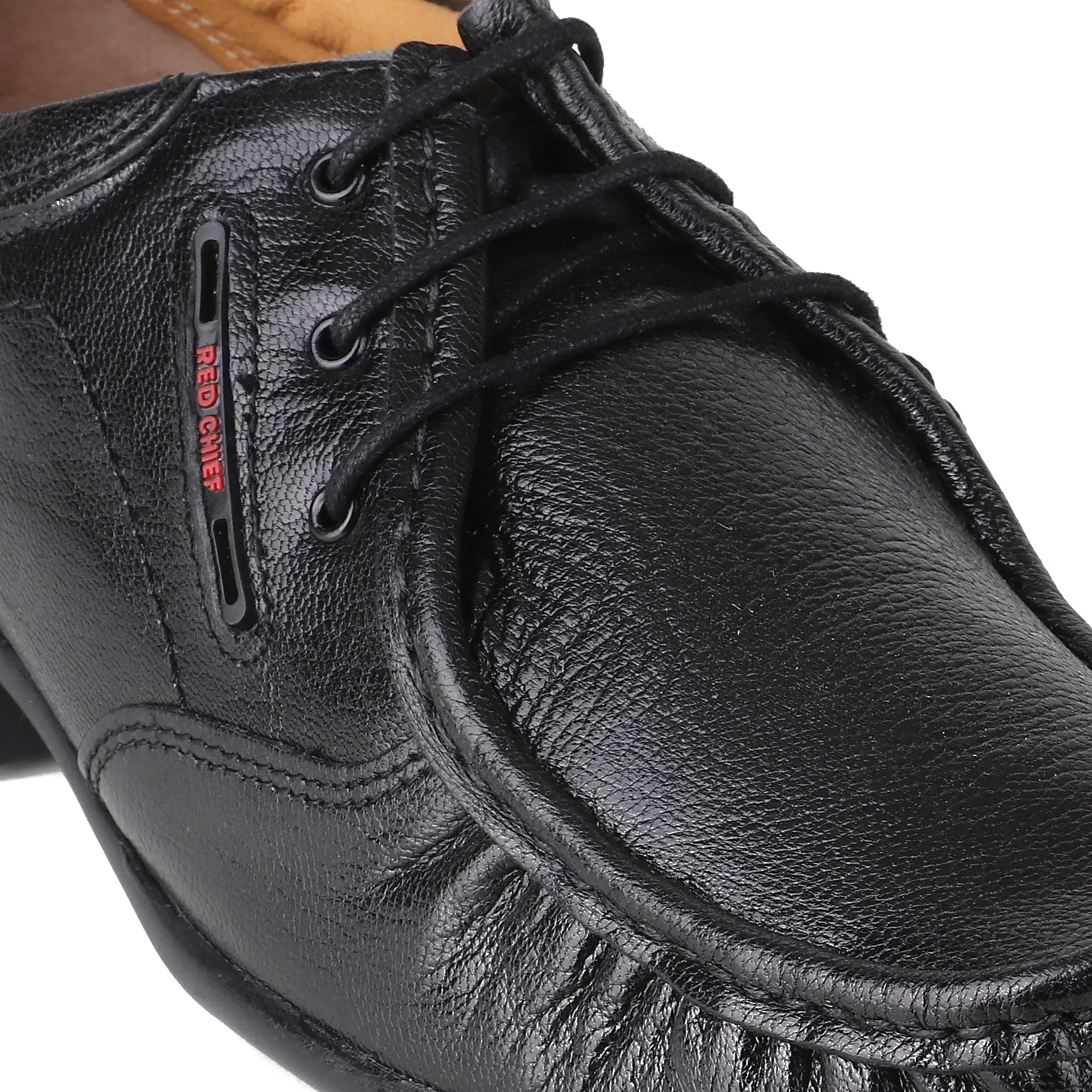 Red Chief Black Formal Shoes for Men RC10052 001 - Image 9