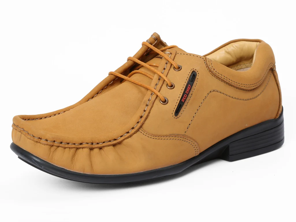 Red Chief Rust Formal Oxford Shoes for Men RC10052 022 - Image 5